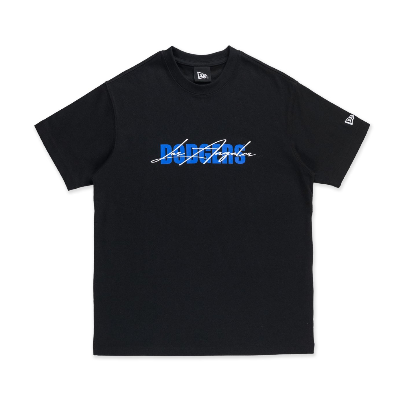 Camiseta New Era Lifestyle Los Angeles Dodgers MLB Preto Preto 2