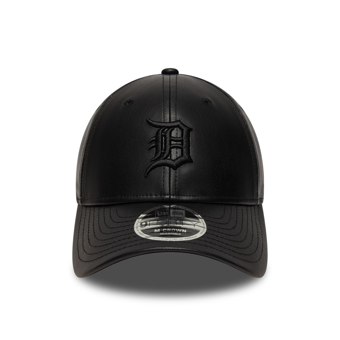 Bone New Era  9FORTY M-Crown Detroit Tigers MLB Preto Preto 2