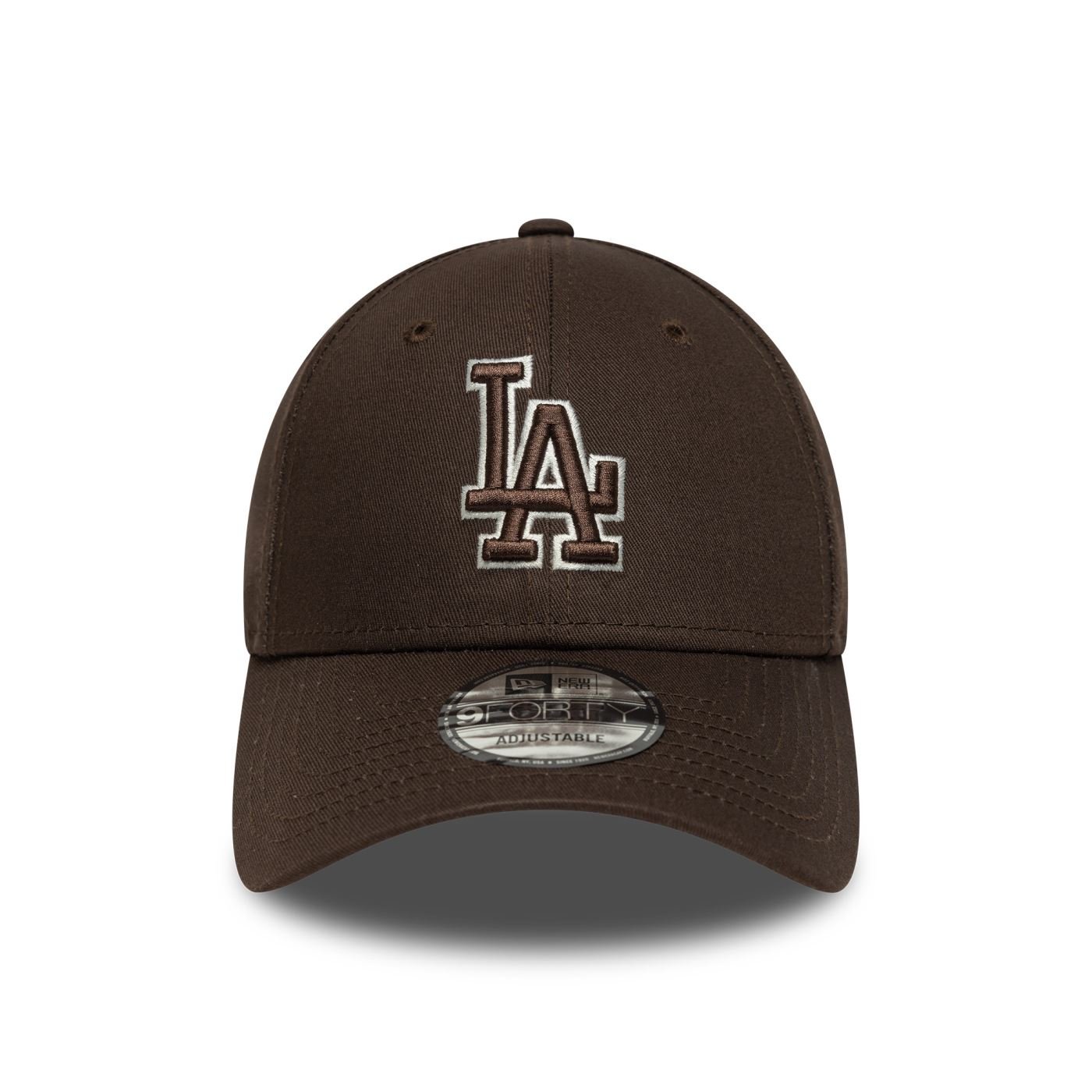 Bone New Era  9FORTY Los Angeles Dodgers MLB Marrom Marrom 2