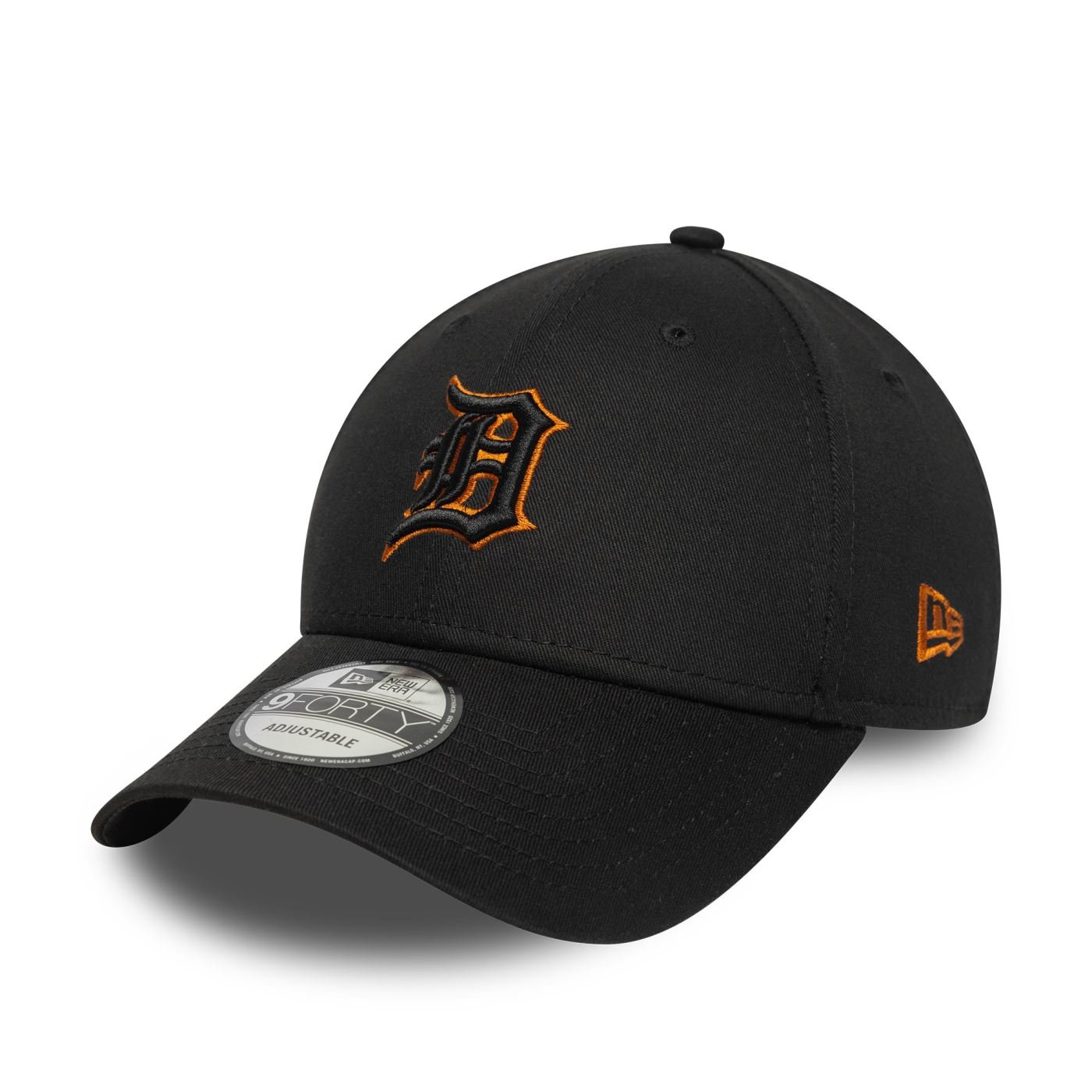 Bone New Era  9FORTY Detroit Tigers MLB Preto