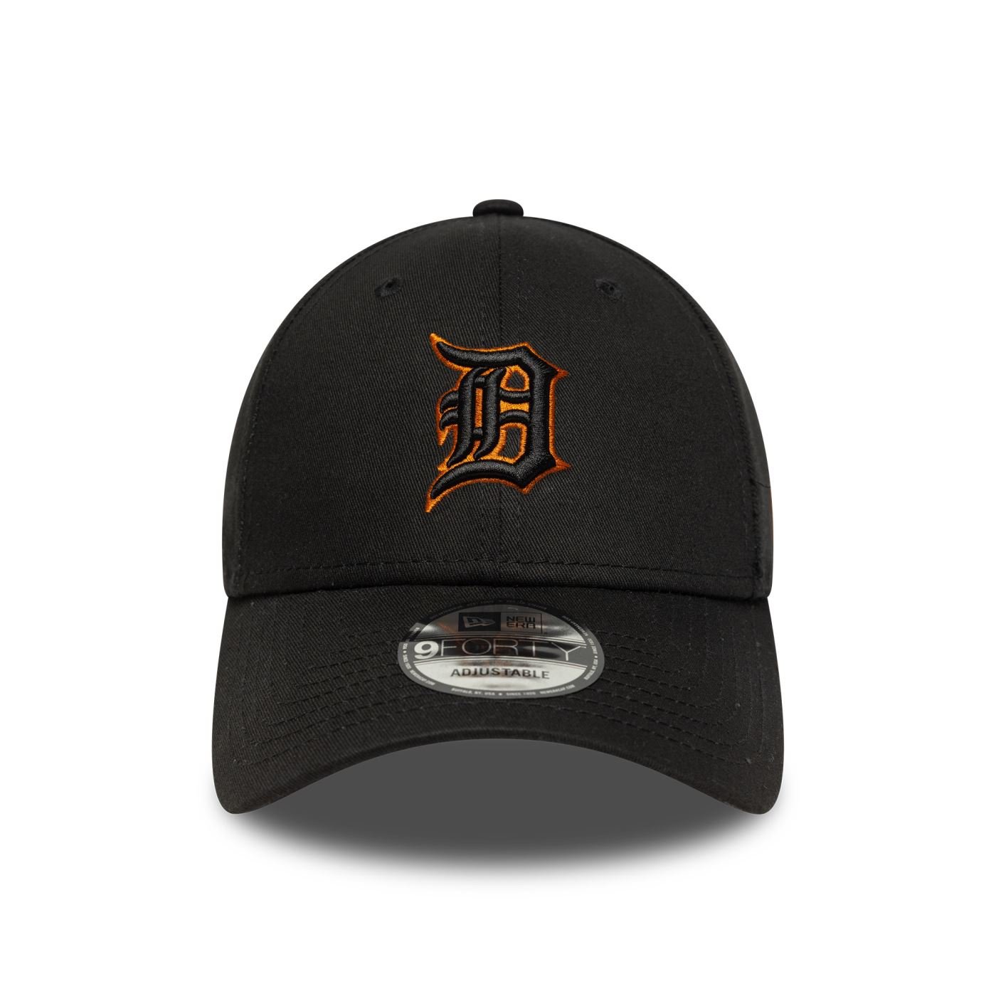 Bone New Era  9FORTY Detroit Tigers MLB Preto Preto 2