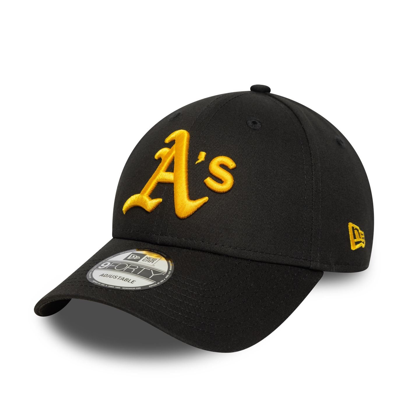 Bone New Era 9FORTY Oakland Athletics MLB Preto