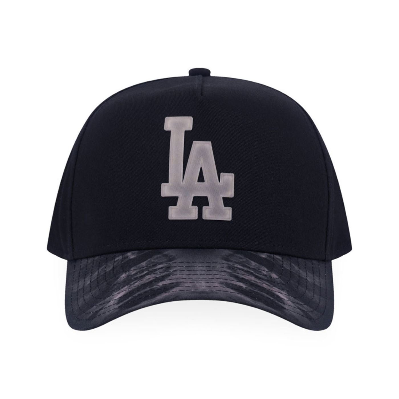 Bone New Era  9FORTY A-Frame Los Angeles Dodgers MLB Preto Preto 2