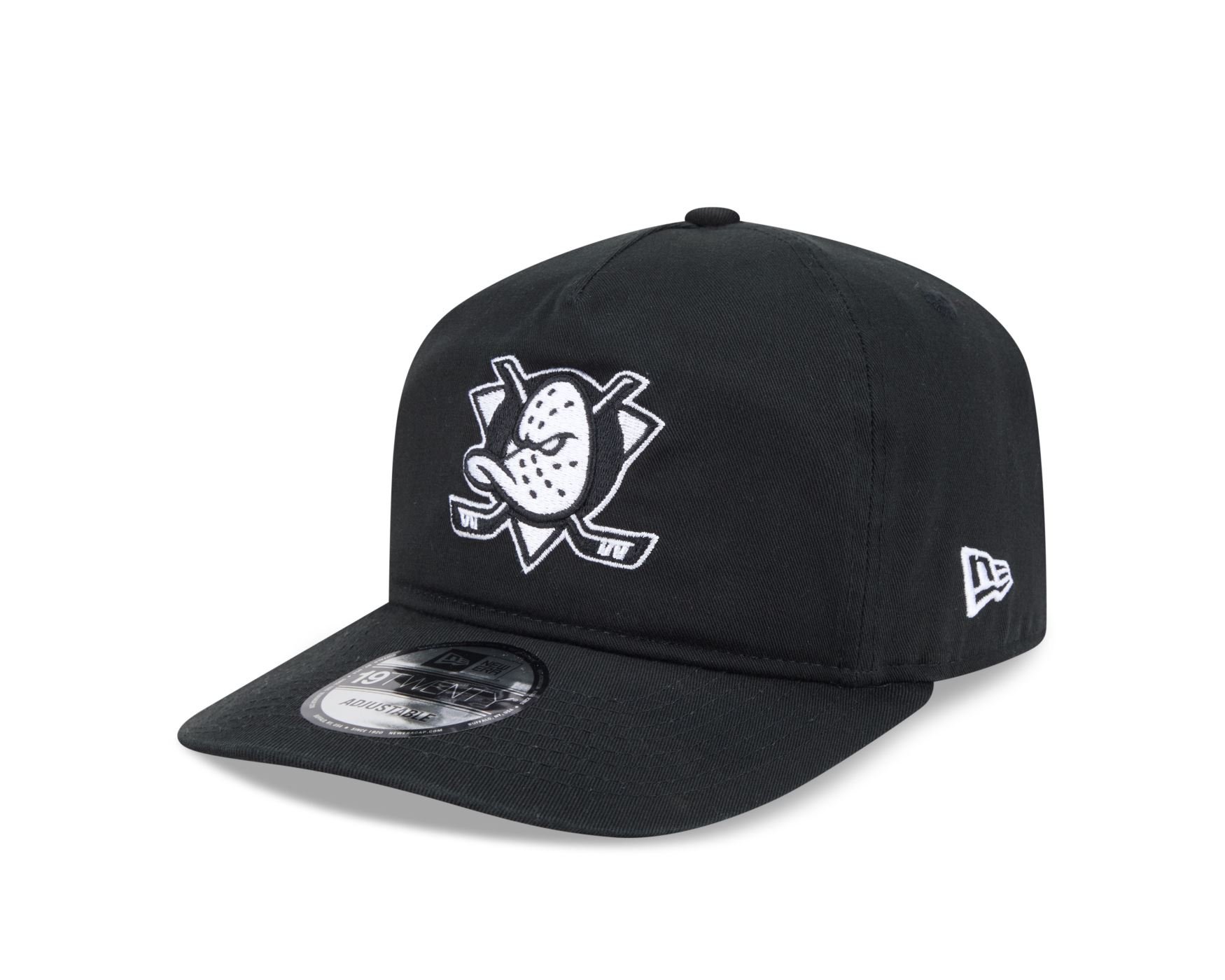 Bone New Era 19TWENTY Anaheim Ducks NHL Preto