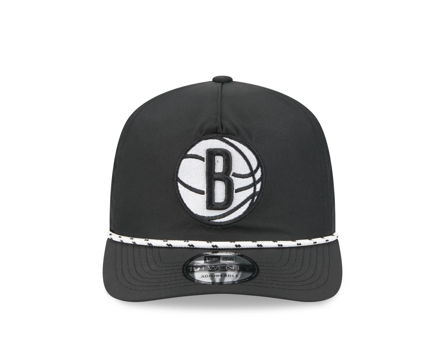 Bone New Era 19TWENTY Brooklyn Nets NBA Preto Preto 2
