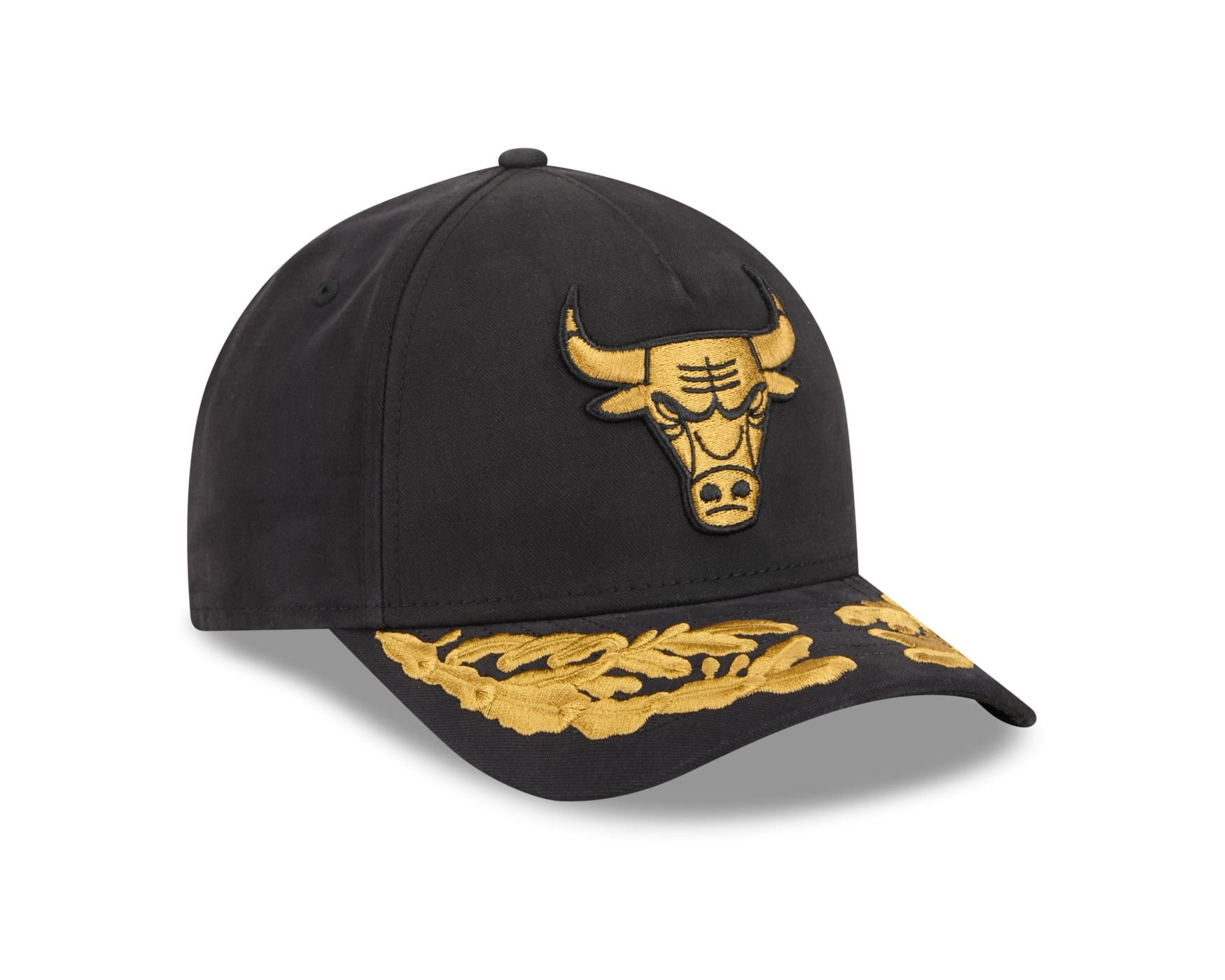 Bone New Era  9FORTY M-Crown A-Frame Chicago Bulls NBA Preto Preto 2
