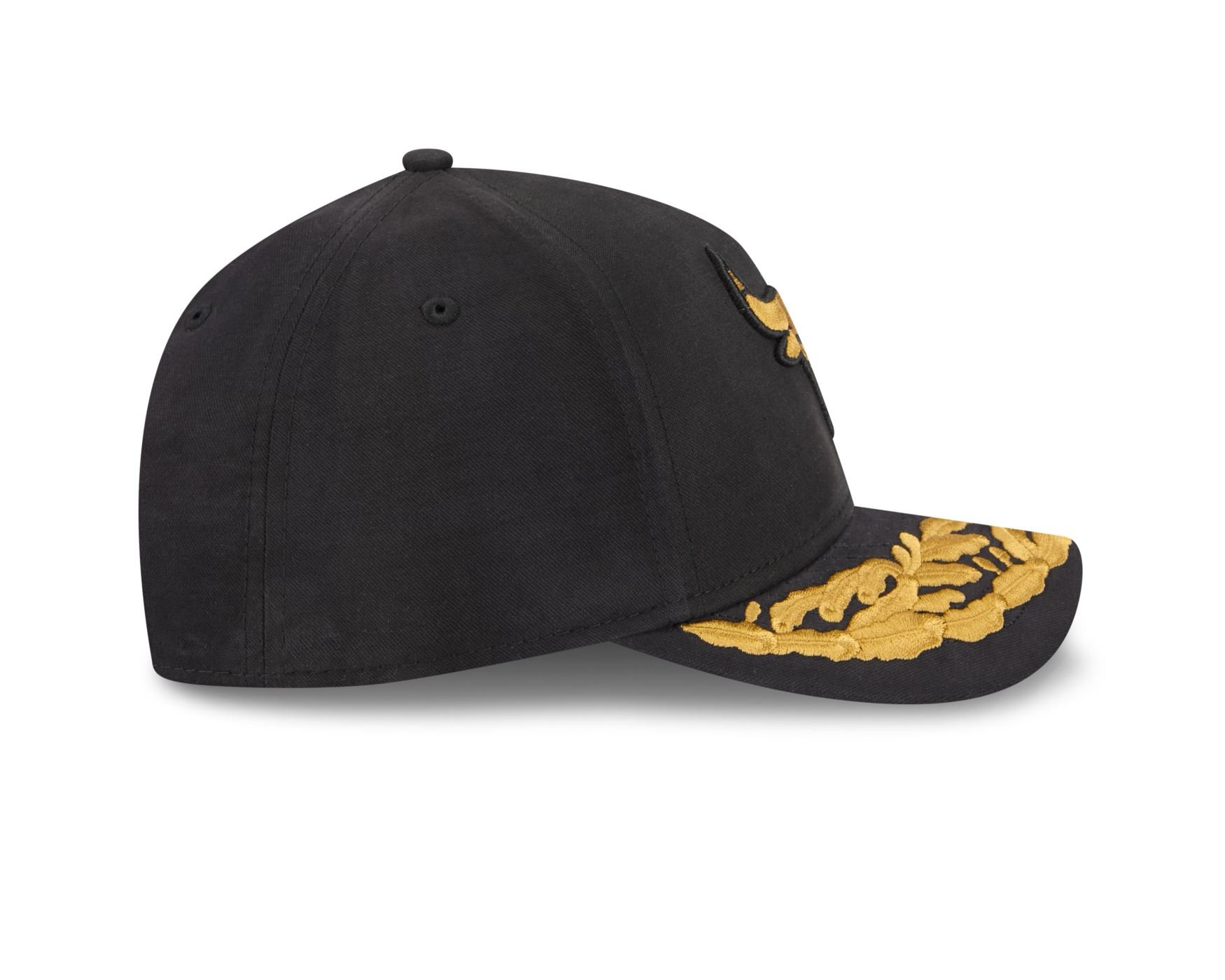 Bone New Era  9FORTY M-Crown A-Frame Chicago Bulls NBA Preto Preto 6