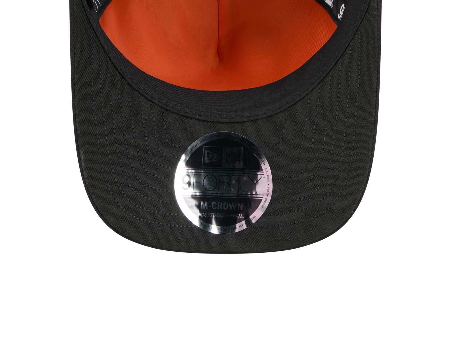 Bone New Era  9FORTY M-Crown A-Frame Chicago Bulls NBA Preto Preto 7