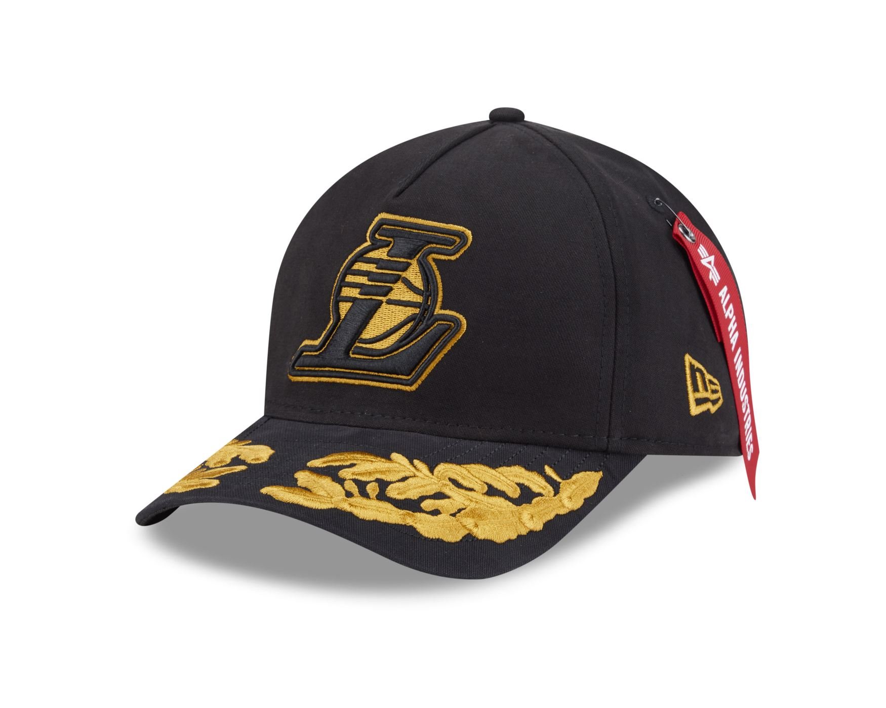 Bone New Era  9FORTY M-Crown A-Frame Los Angeles Lakers NBA Preto