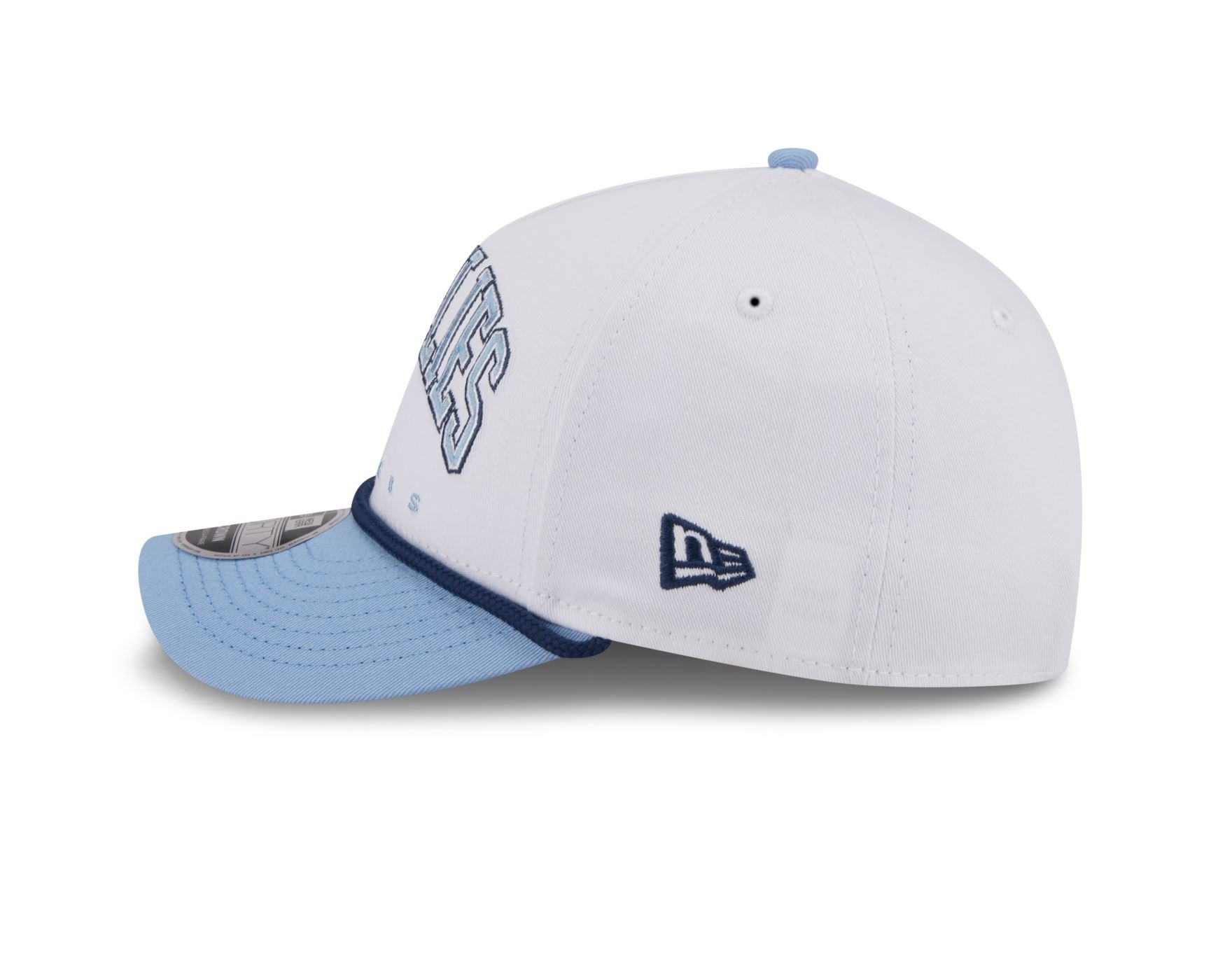 Bone New Era 9FORTY M-CROWN A-FRAME Memphis Grizzlies NBA Azul Branco/Azul 5