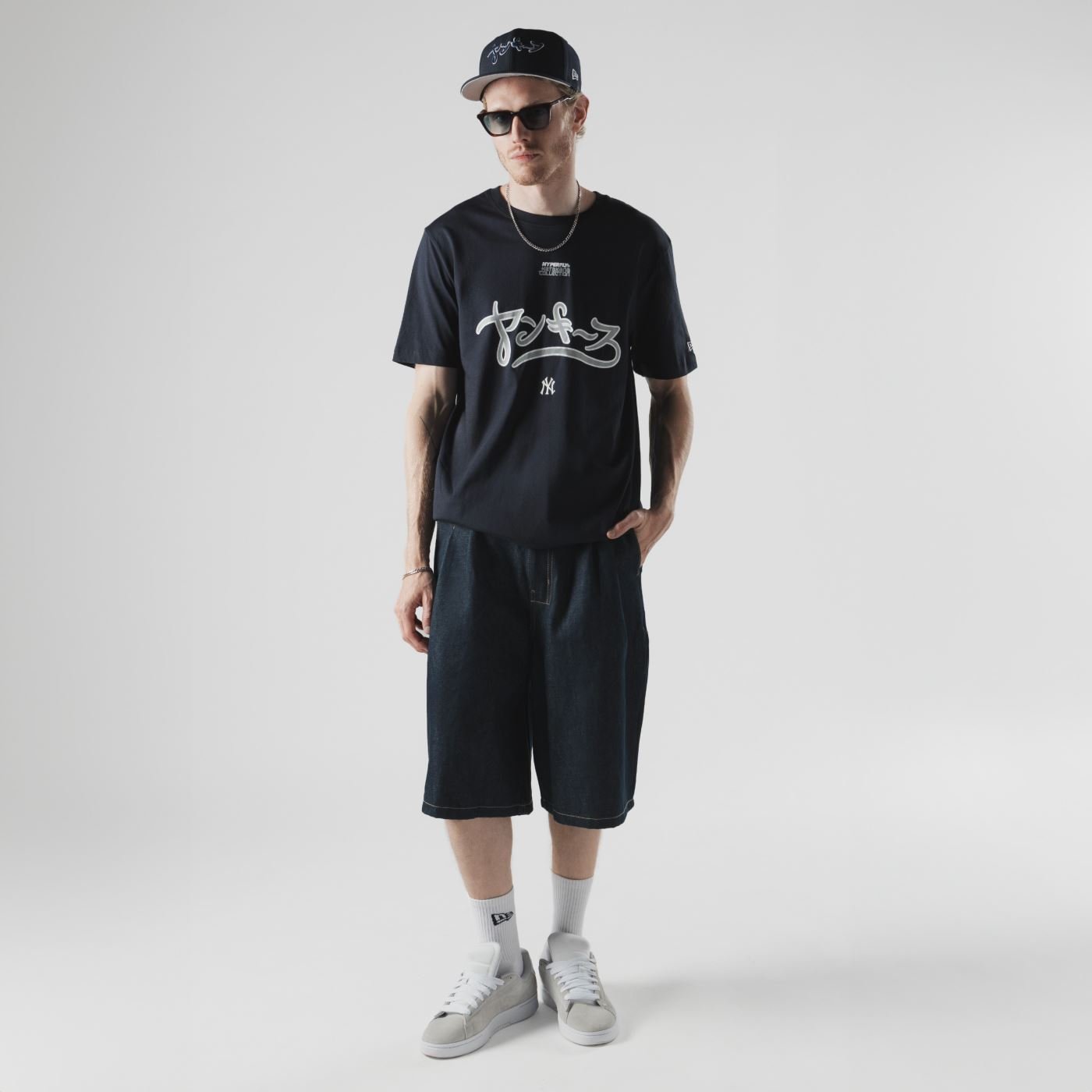 Camiseta New Era Regular New York Yankees MLB Hyperfly Marinho Marinho 5