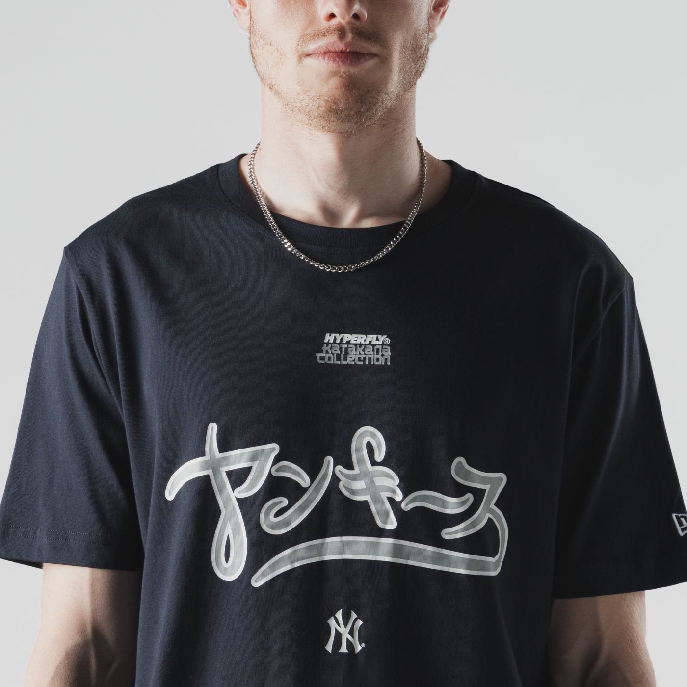 Camiseta New Era Regular New York Yankees MLB Hyperfly Marinho Marinho 2