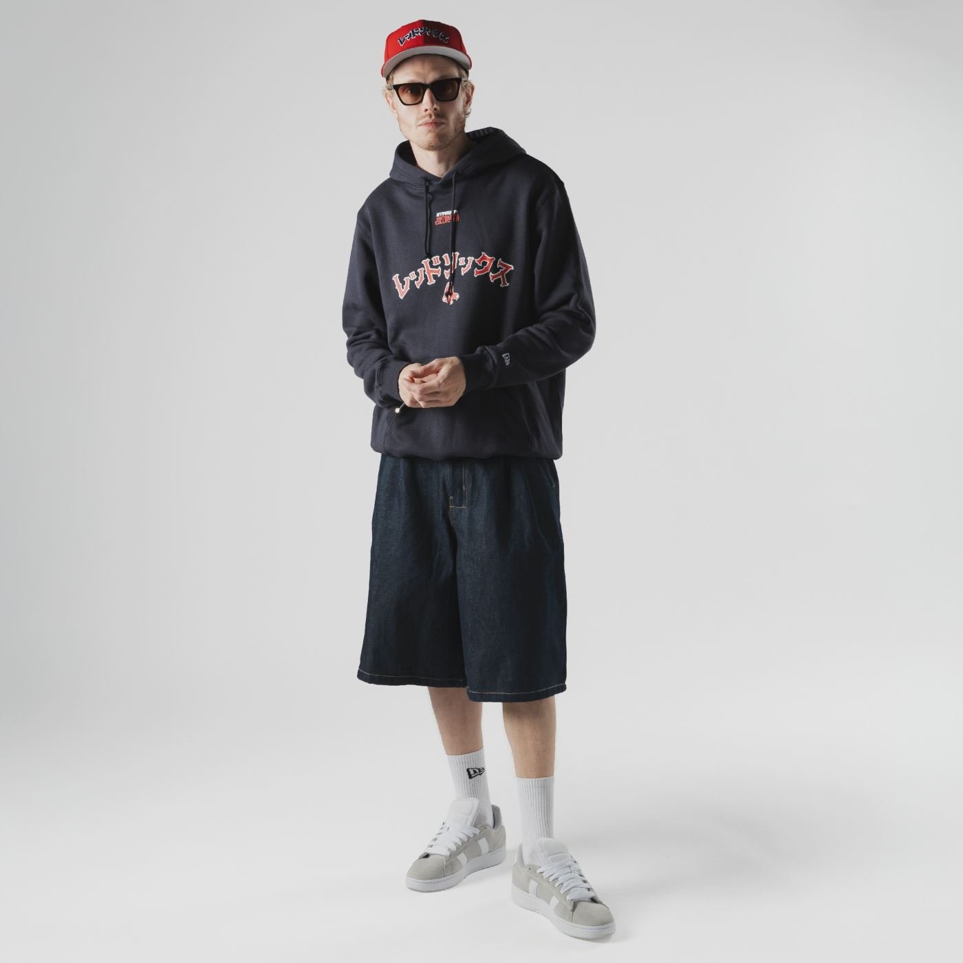 Moletom New Era Canguru Fechado Boston Red Sox MLB Hyperfly Marinho Marinho 5