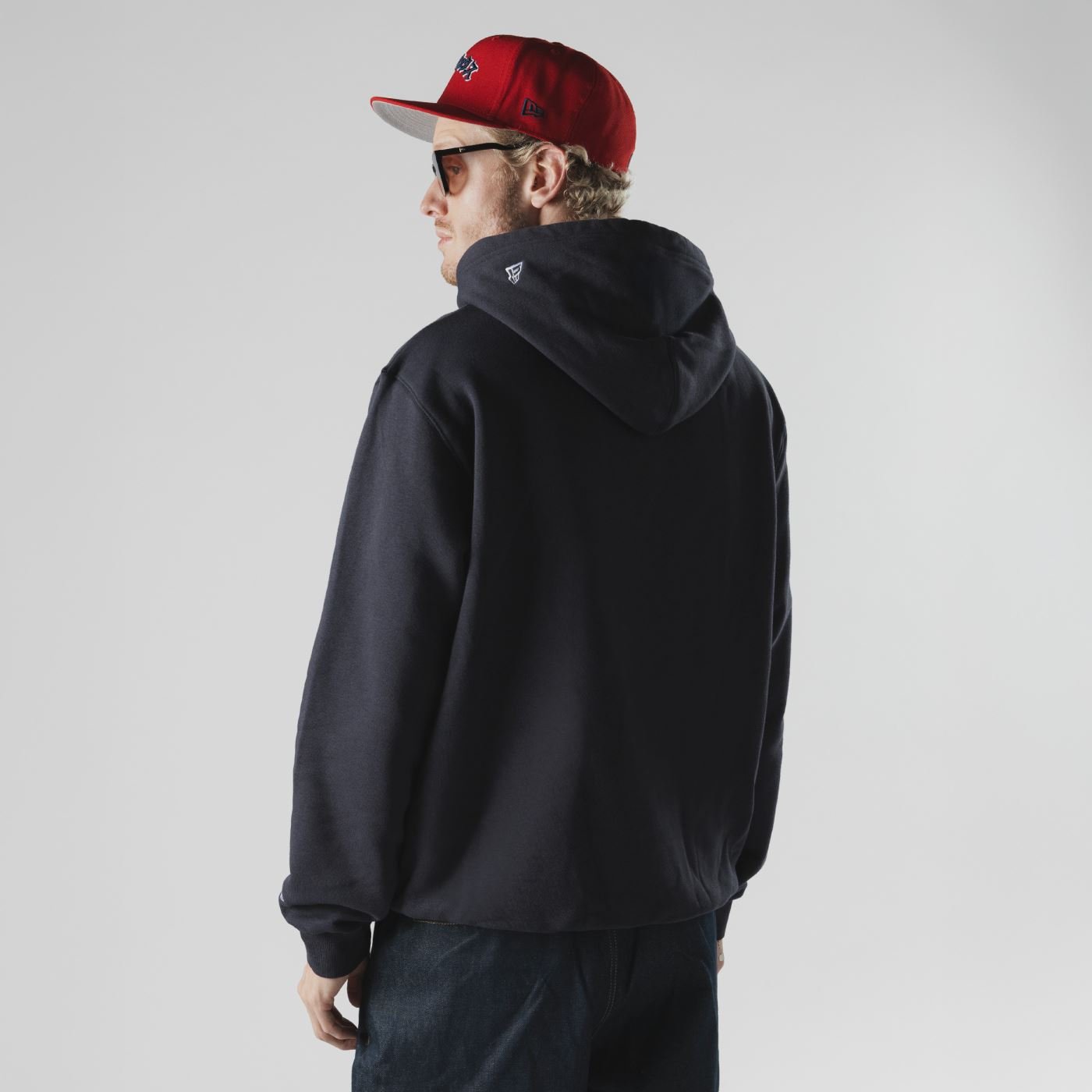 Moletom New Era Canguru Fechado Boston Red Sox MLB Hyperfly Marinho Marinho 6