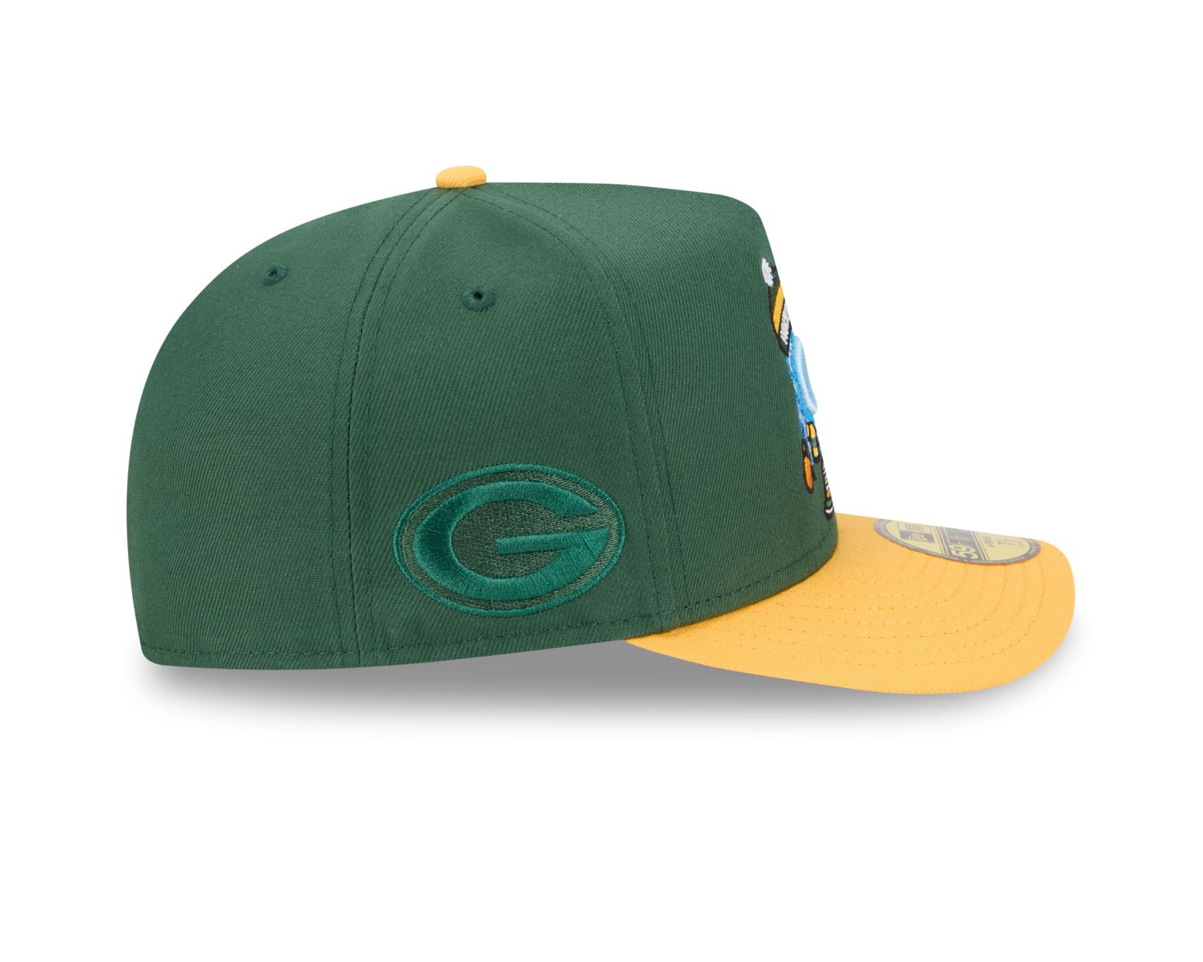 Bone New Era 59FIFTY Green Bay Packers NFL Verde Verde/Amarelo 4