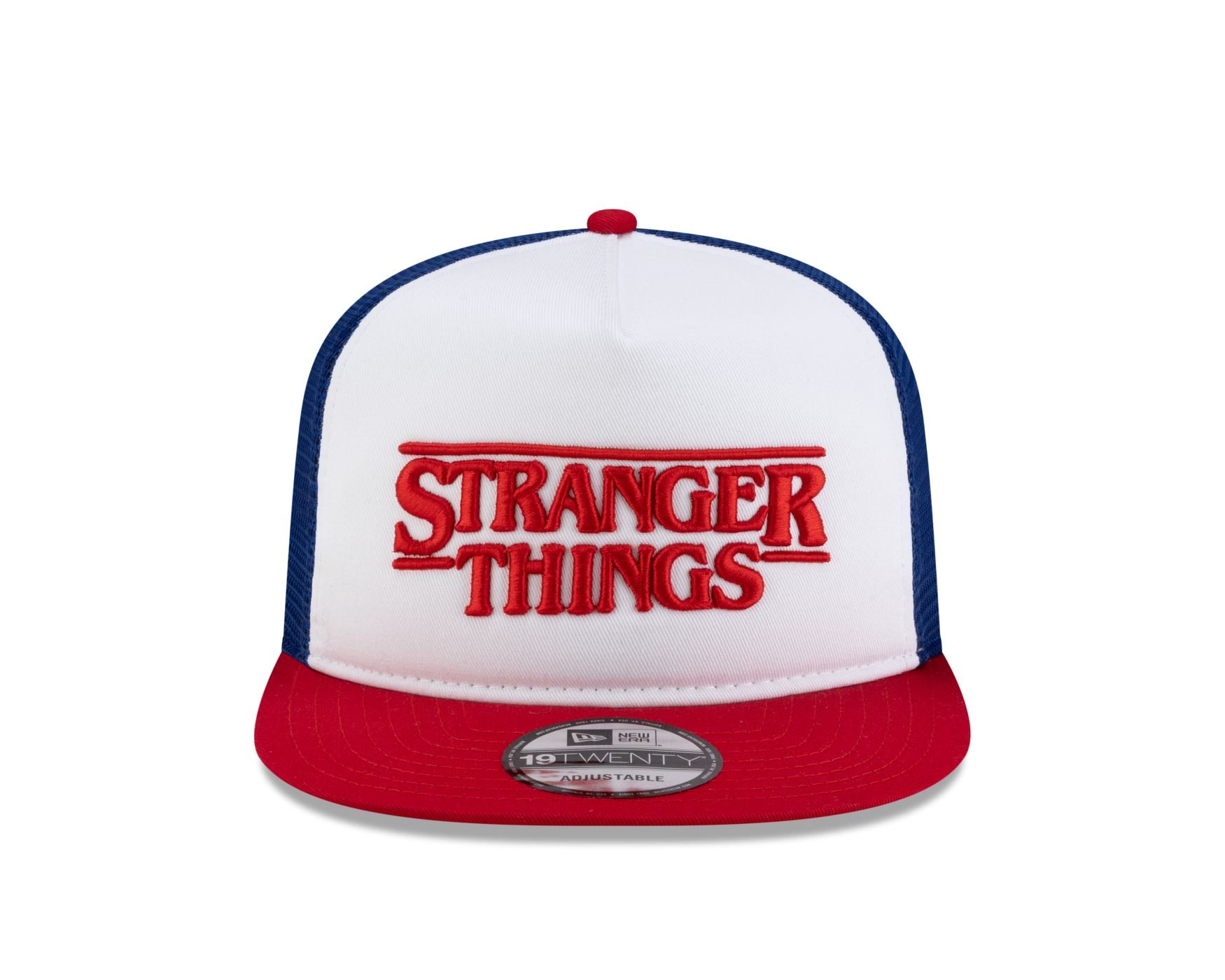 Bone New Era 19TWENTY Stranger Things NEW ERA Branco Branco/Azul/Vermelho 2