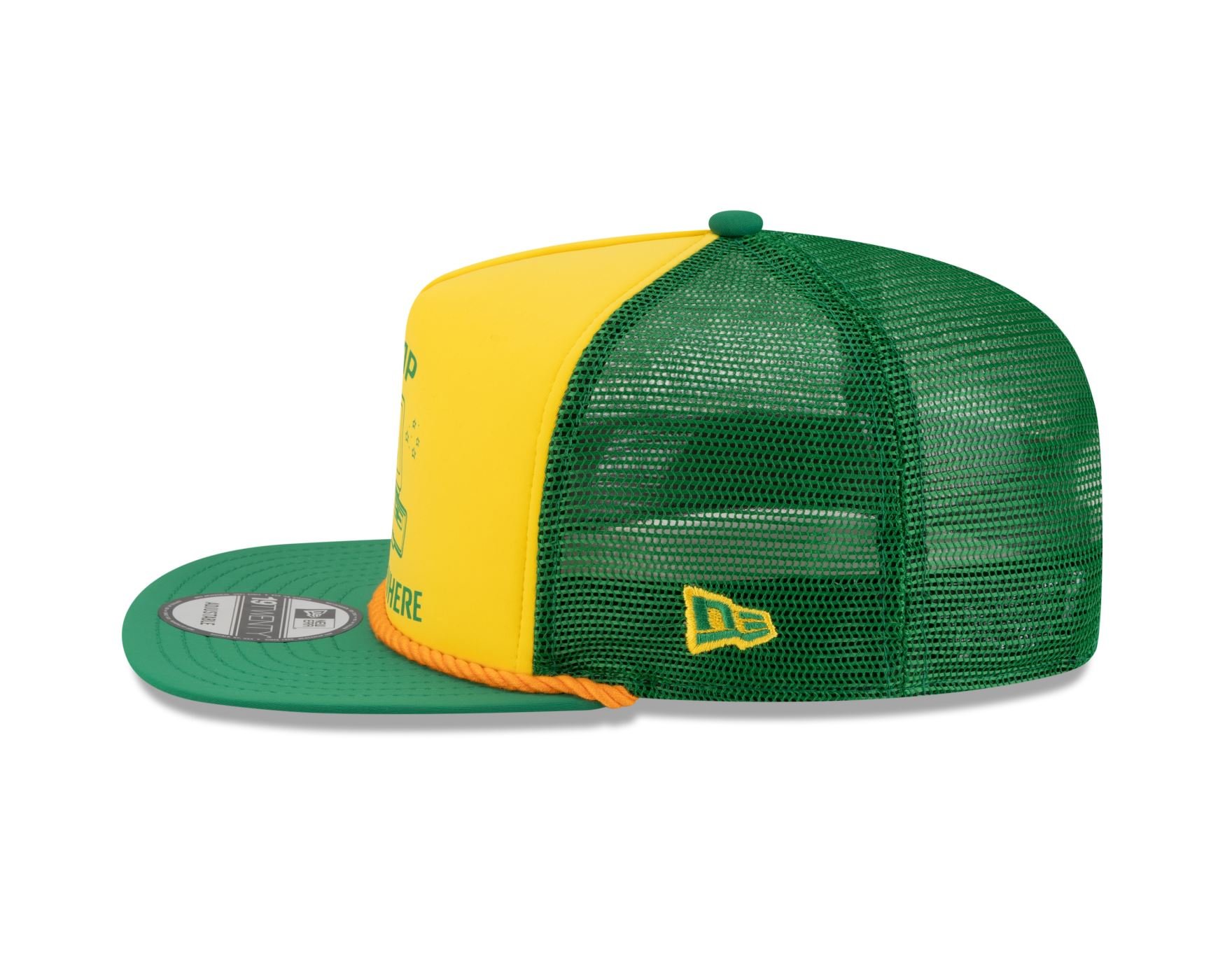 Bone New Era 19TWENTY Stranger Things NEW ERA Verde Verde/Amarelo 7