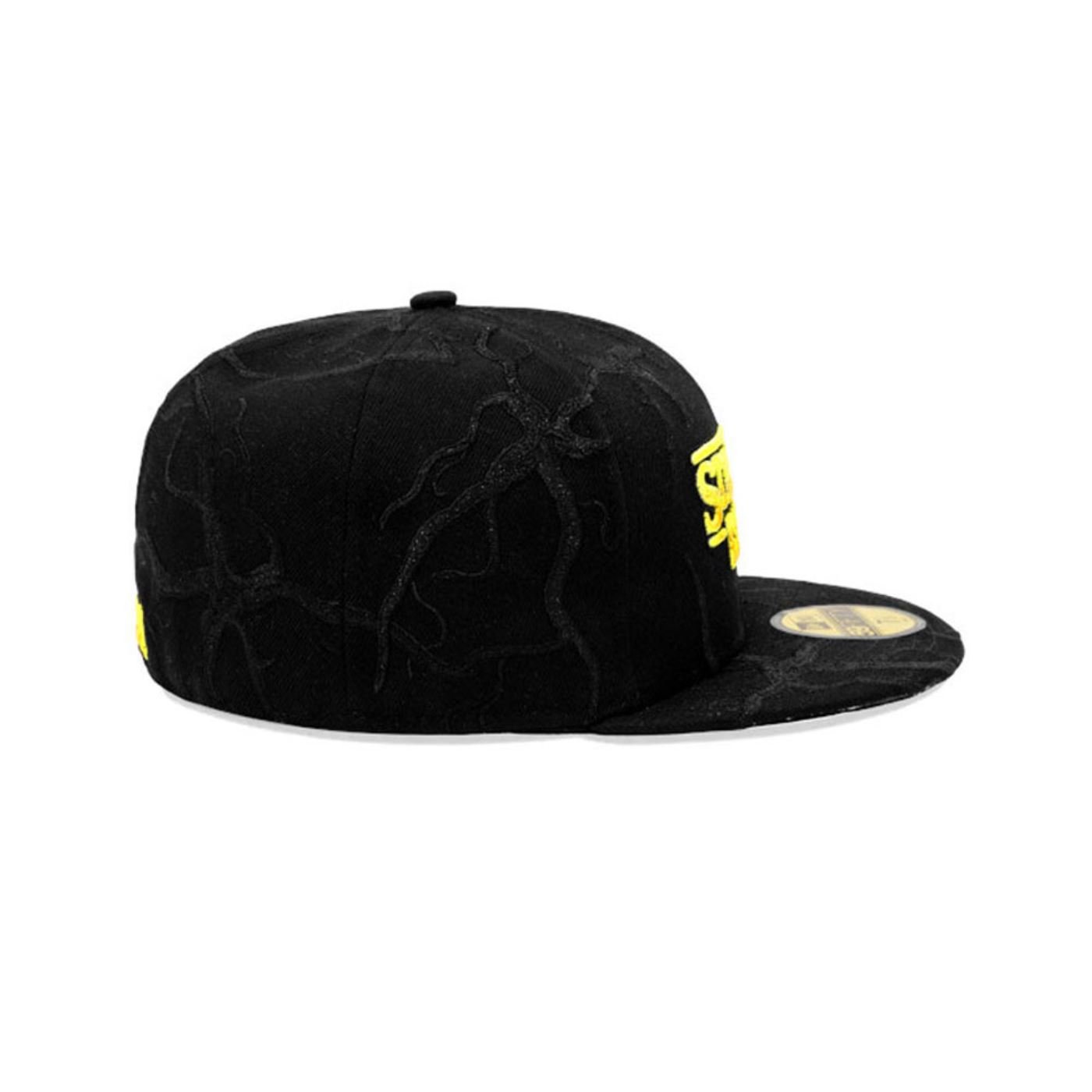 Bone New Era 59FIFTY Stranger Things NEW ERA Preto Preto 4