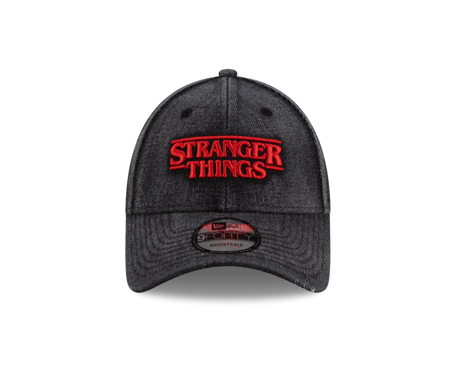 Bone New Era 9FORTY Stranger Things NEW ERA Preto Preto 2