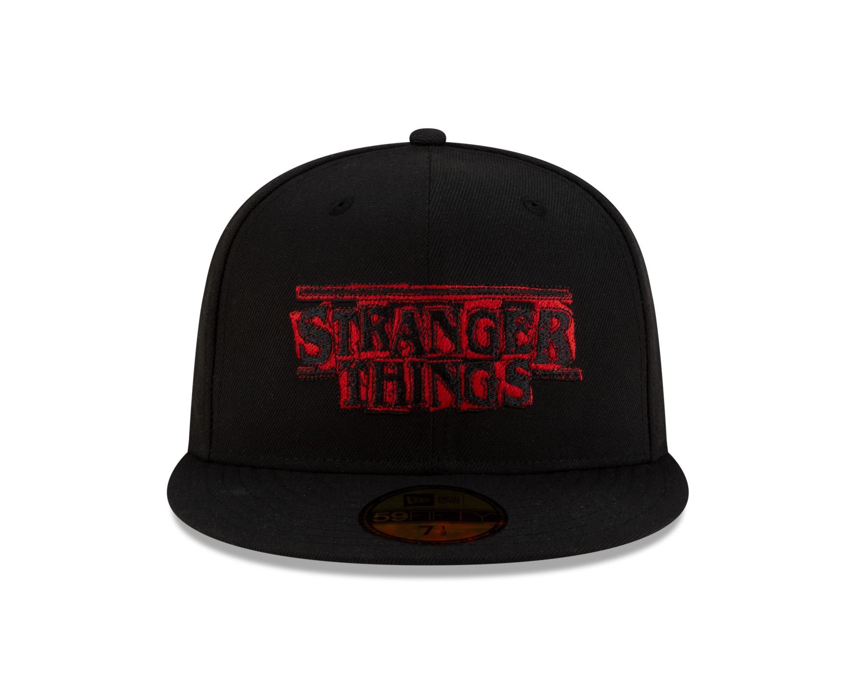 Bone New Era 59FIFTY Stranger Things NEW ERA Preto Preto 2
