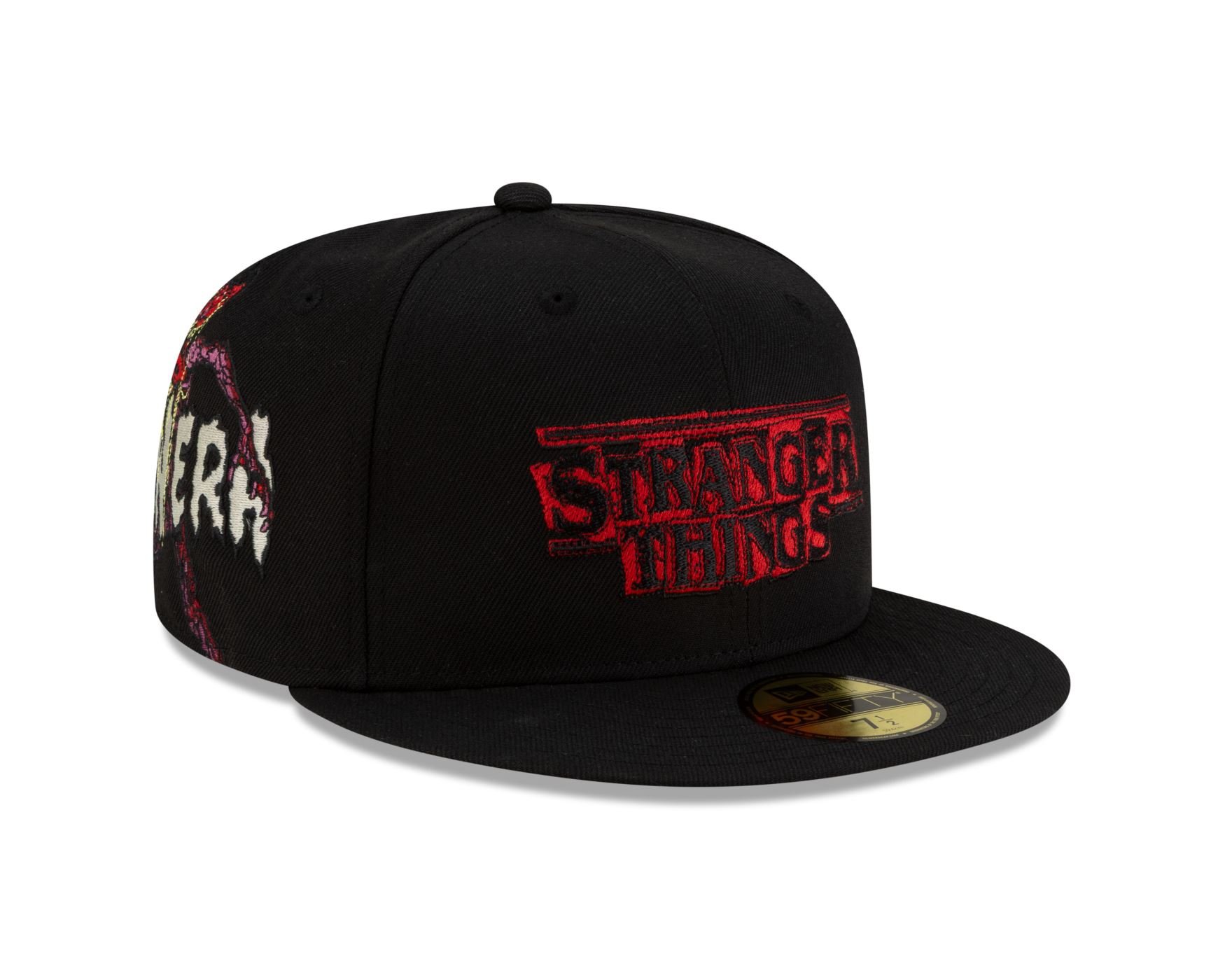 Bone New Era 59FIFTY Stranger Things NEW ERA Preto Preto 3