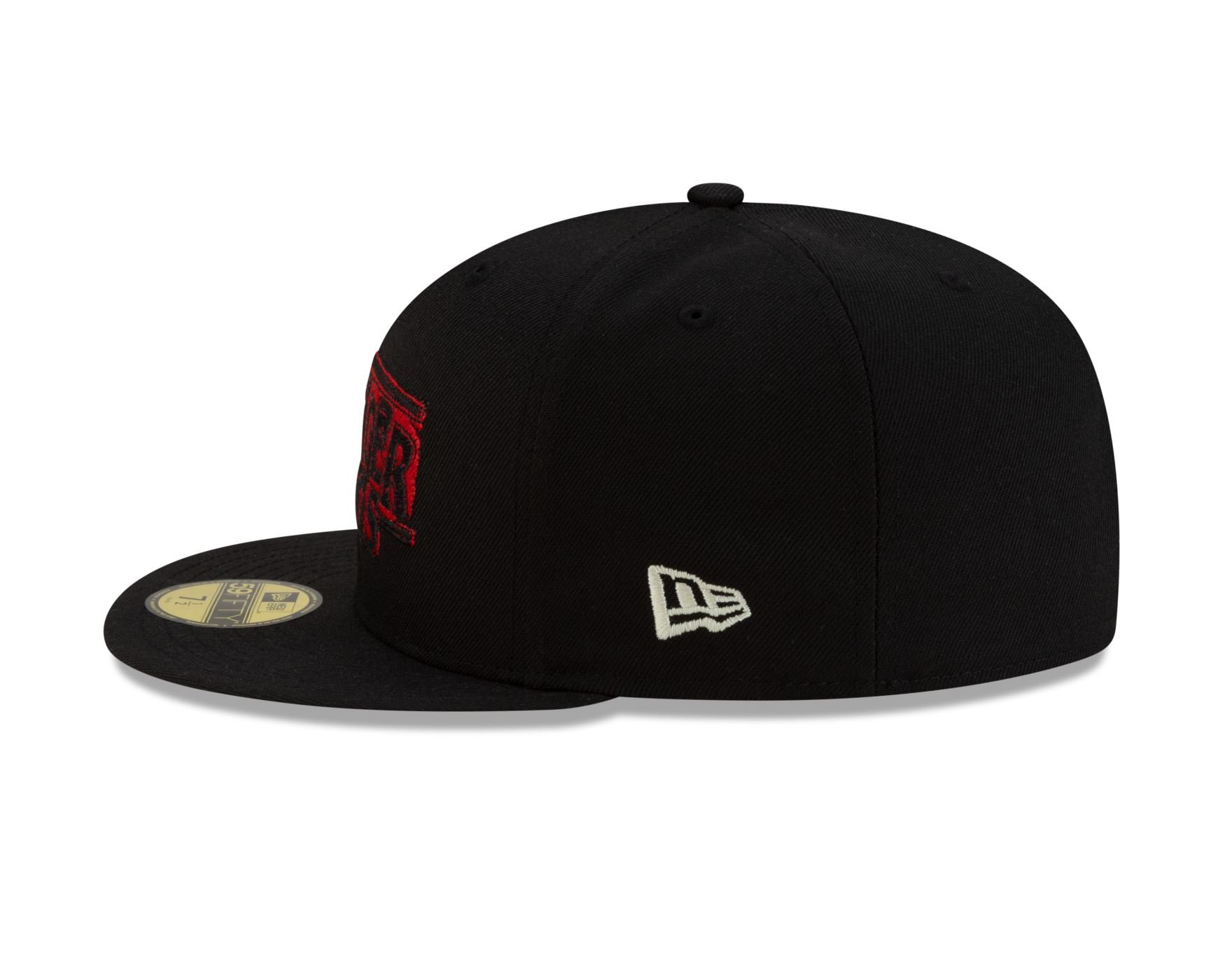 Bone New Era 59FIFTY Stranger Things NEW ERA Preto Preto 7