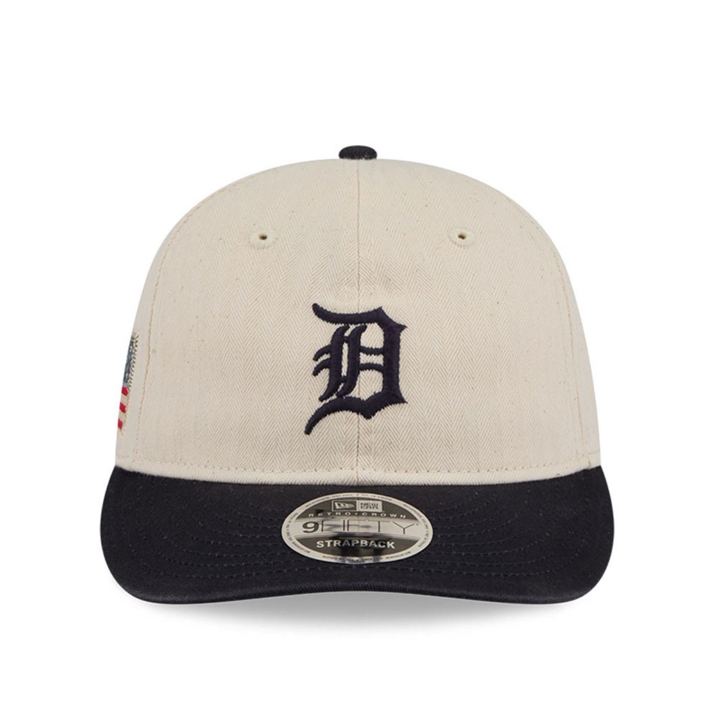 Bone New Era 9FIFTY RETRO CROWN SN Detroit Tigers MLB Marinho Marinho/Bege 2