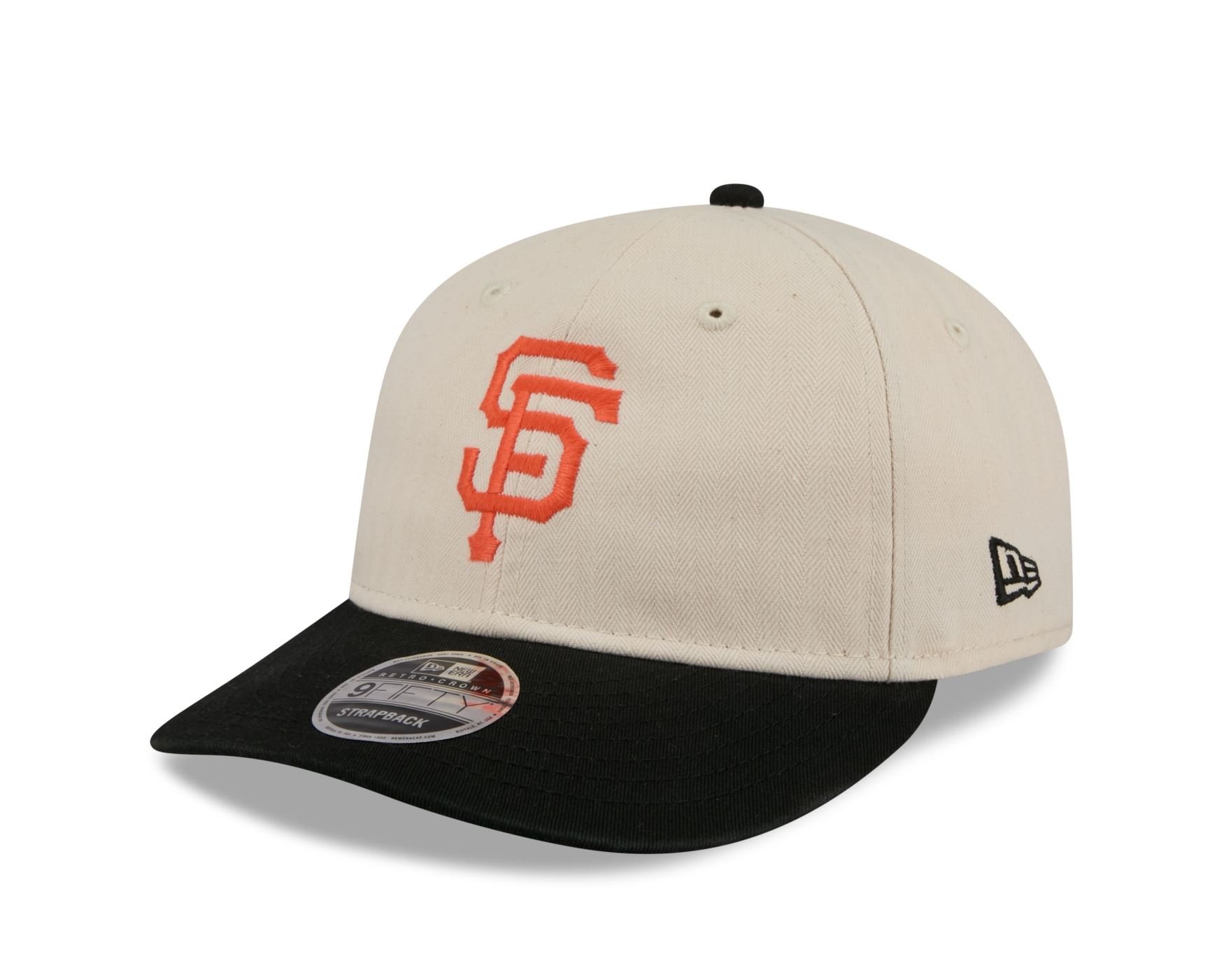 Bone New Era 9FIFTY RETRO CROWN SN San Francisco Giants MLB Preto