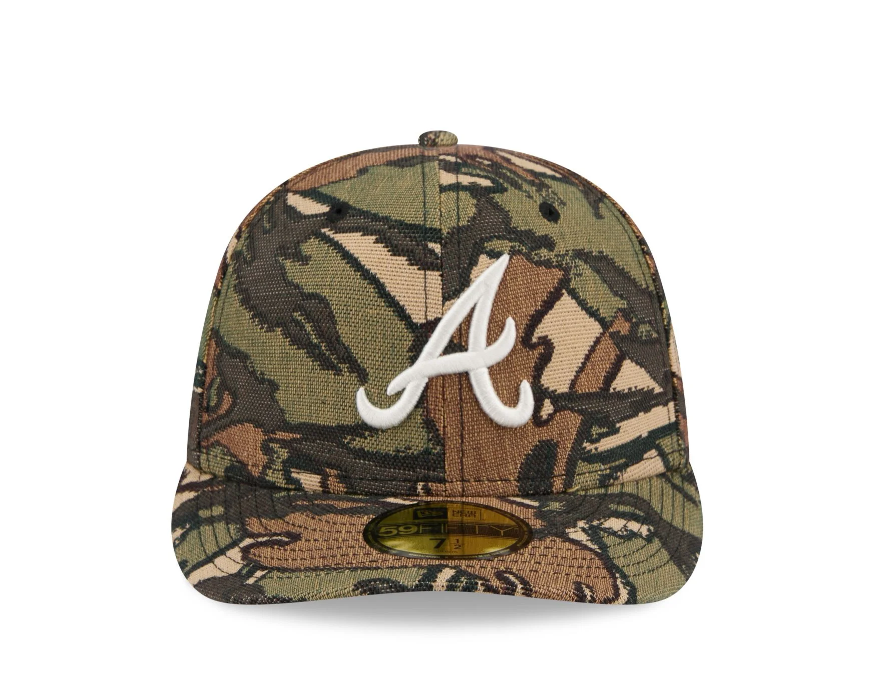 Bone New Era 59FIFTY Atlanta Braves MLB Militar Militar 2