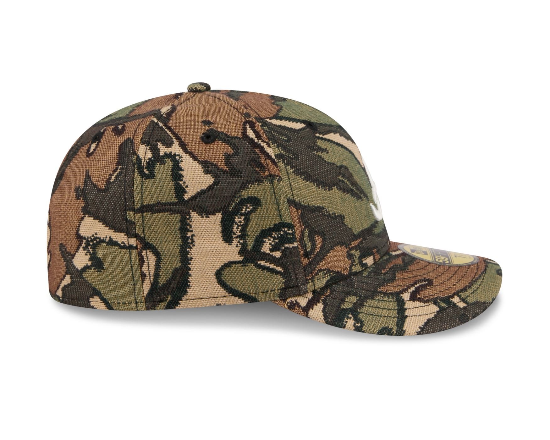 Bone New Era 59FIFTY Atlanta Braves MLB Militar Militar 4