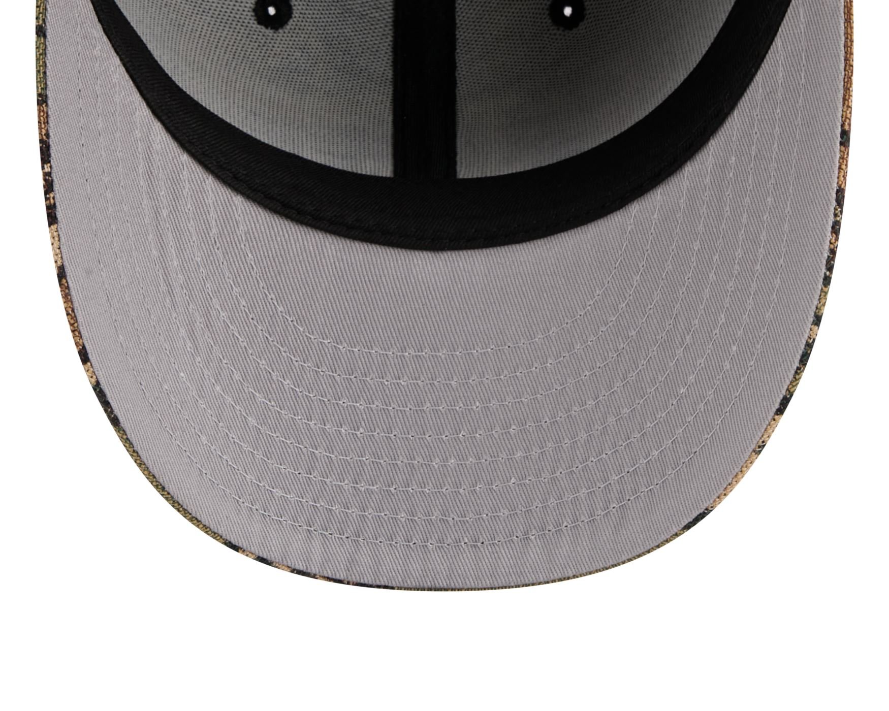 Bone New Era 59FIFTY Atlanta Braves MLB Militar Militar 6