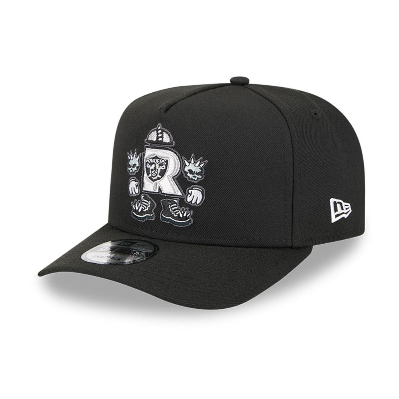 Bone New Era 9FIFTY A-FRAME Las Vegas Raiders NFL Preto