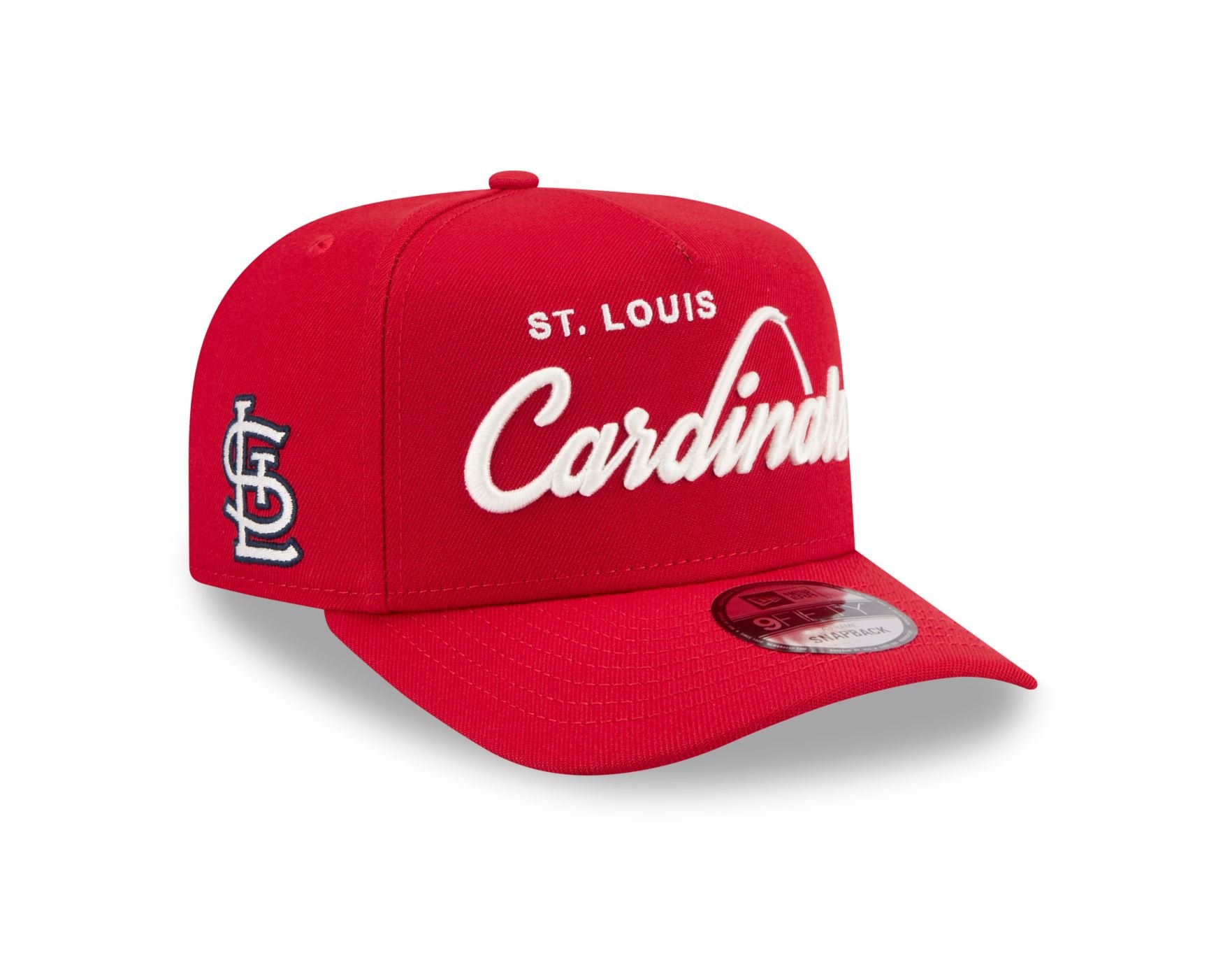 Bone New Era 9FIFTY A-FRAME Saint Louis Cardinals MLB Vermelho Vermelho 3