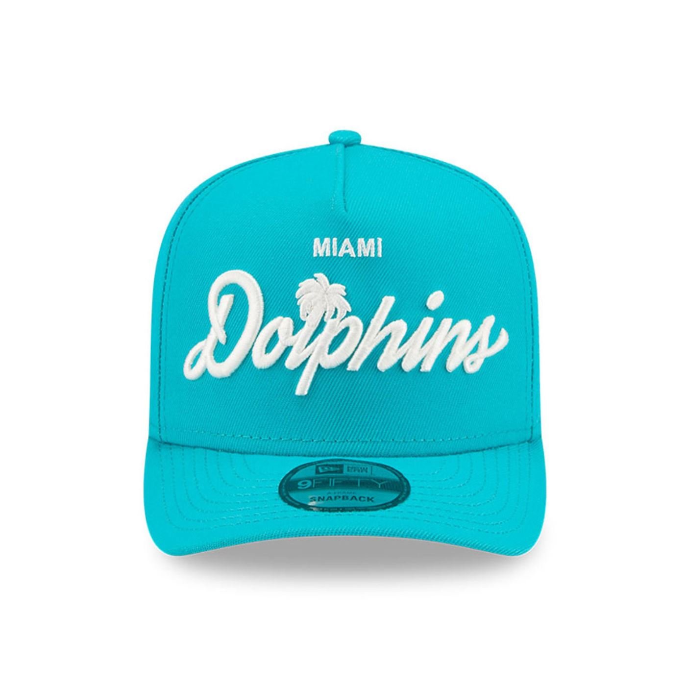 Bone New Era 9FIFTY A-FRAME Miami Dolphins NFL Verde Verde 2