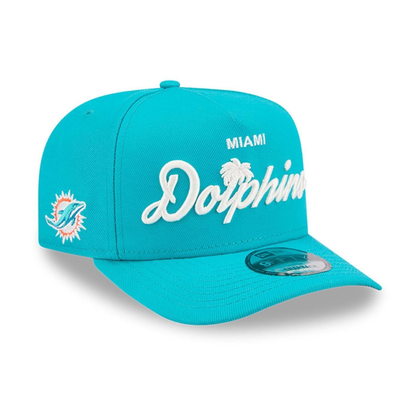 Bone New Era 9FIFTY A-FRAME Miami Dolphins NFL Verde Verde 3