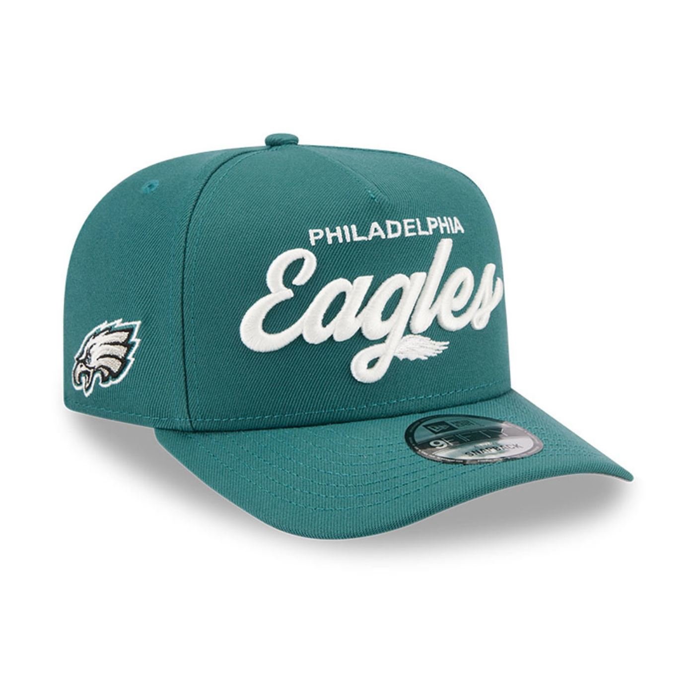 Bone New Era  9FIFTY  A-Frame Philadelphia Eagles NFL Verde Verde 3