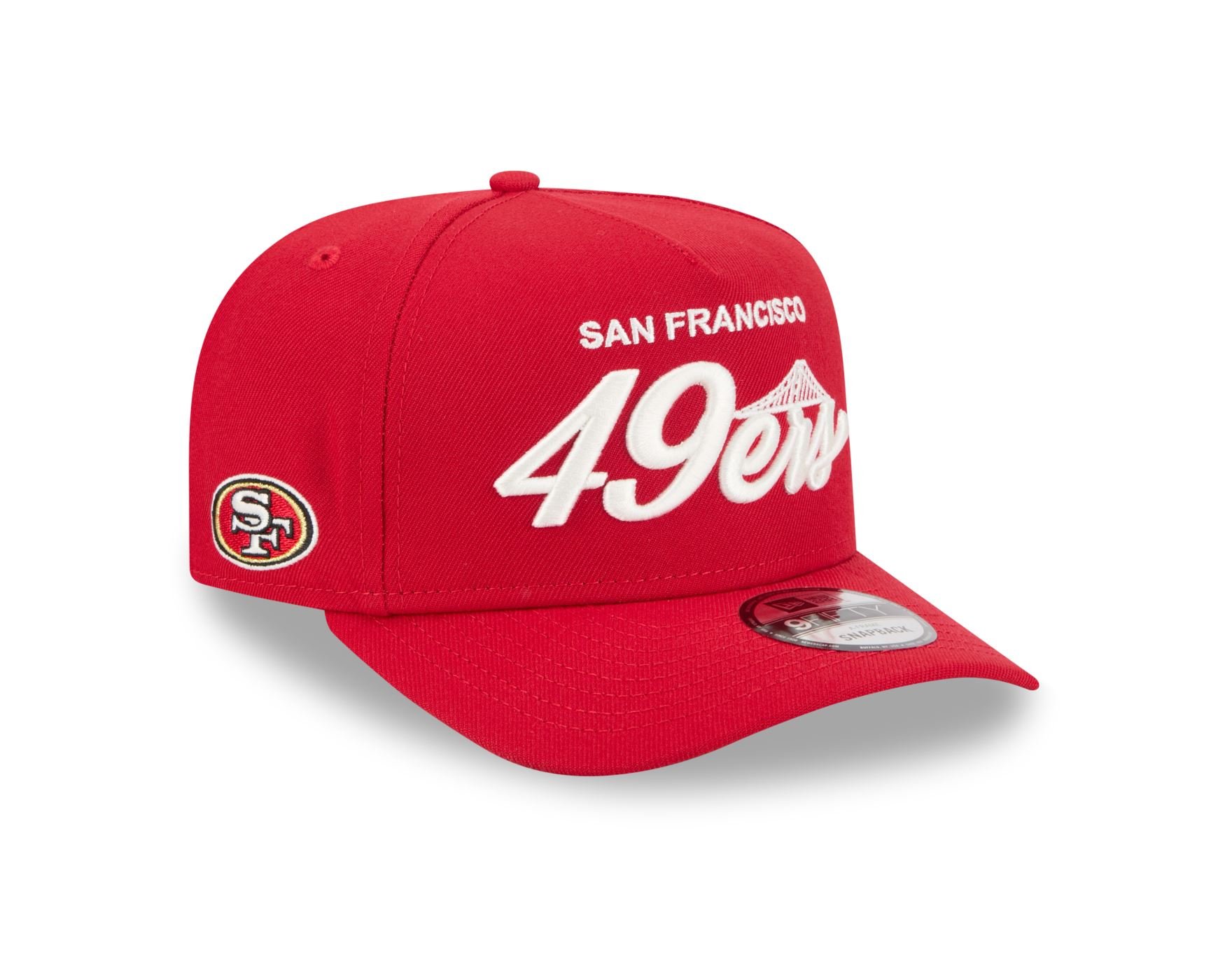 Bone New Era  9FIFTY  A-Frame San Francisco 49ers NFL Vermelho Vermelho 3