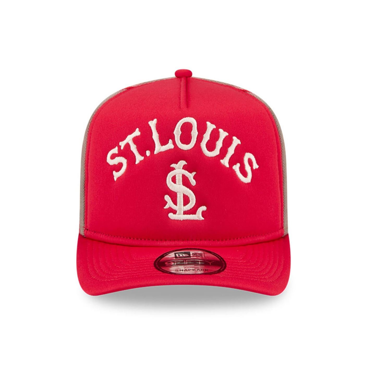 Bone New Era 9FORTY A-FRAME SNAPBACK Saint Louis Cardinals MLB Vermelho Vermelho 2