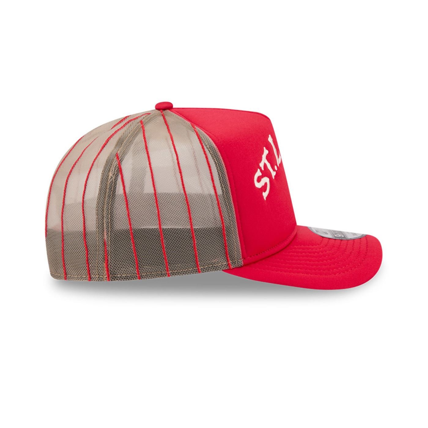 Bone New Era 9FORTY A-FRAME SNAPBACK Saint Louis Cardinals MLB Vermelho Vermelho 4