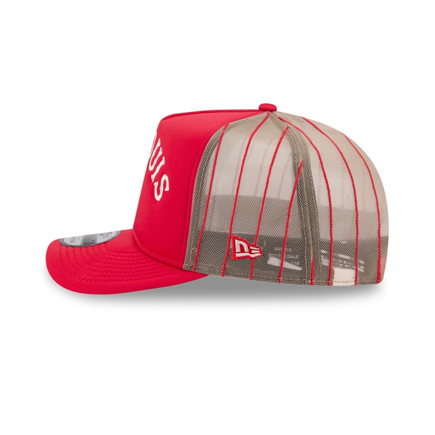 Bone New Era 9FORTY A-FRAME SNAPBACK Saint Louis Cardinals MLB Vermelho Vermelho 7