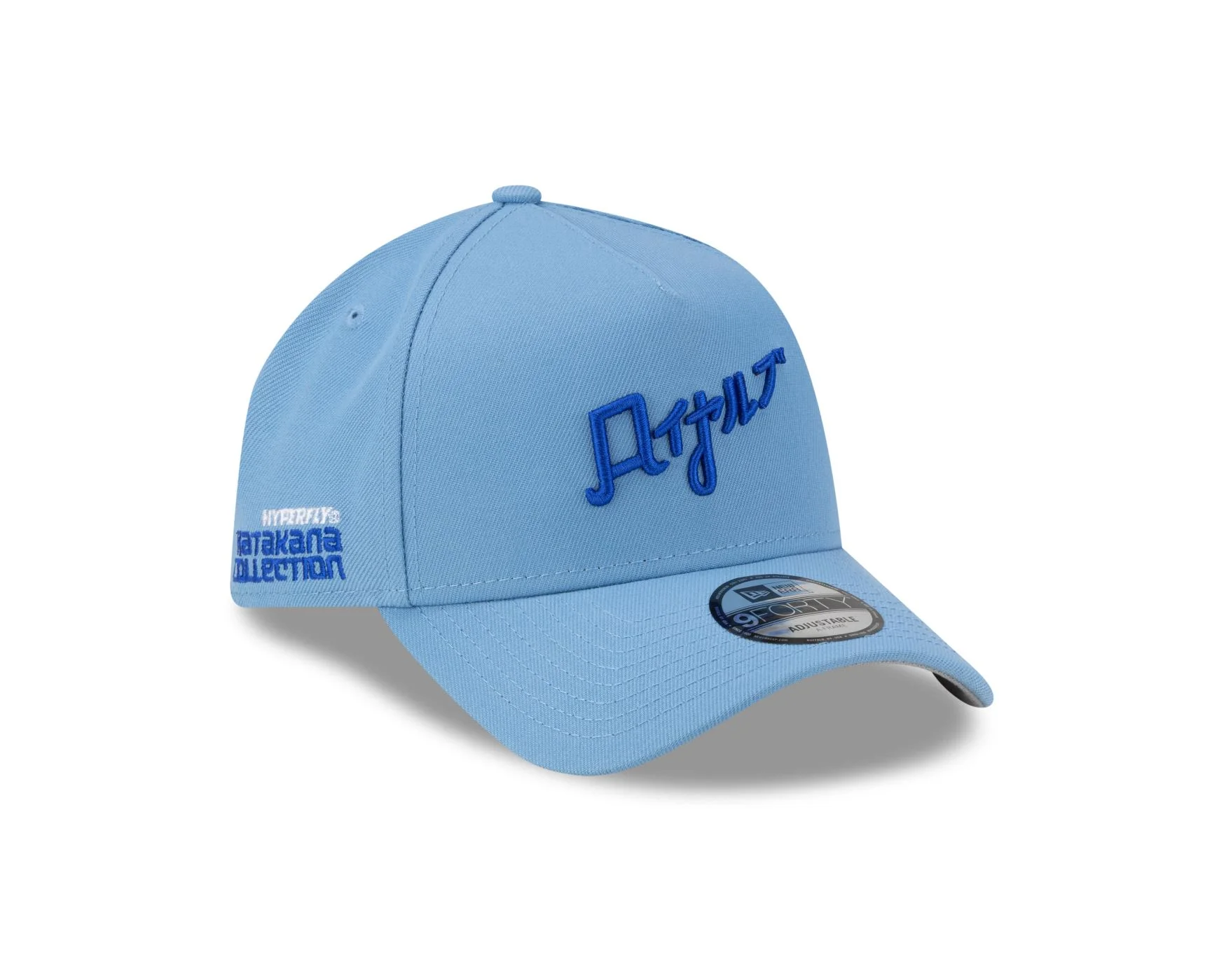 Bone New Era 9FORTY A-FRAME SNAPBACK Kansas City Royals MLB Hyperfly Azul Azul 3