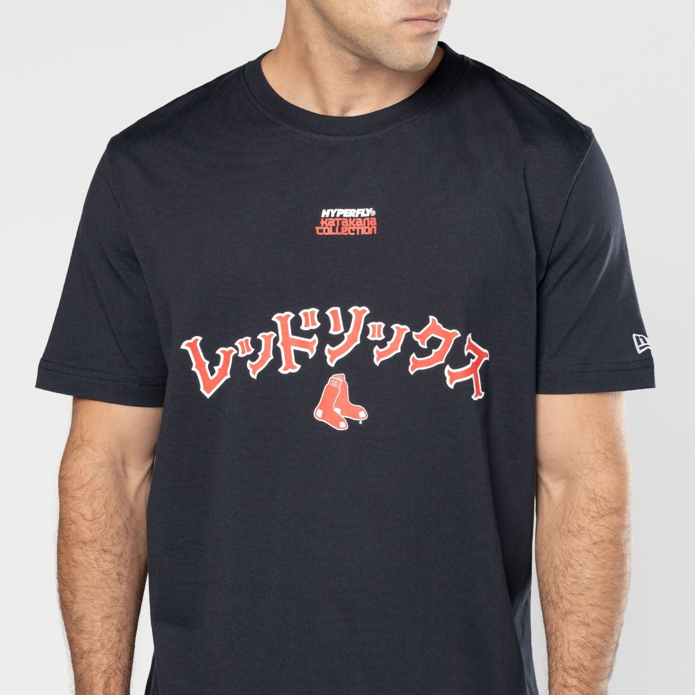 Camiseta New Era Regular Boston Red Sox MLB Hyperfly Marinho Marinho 3