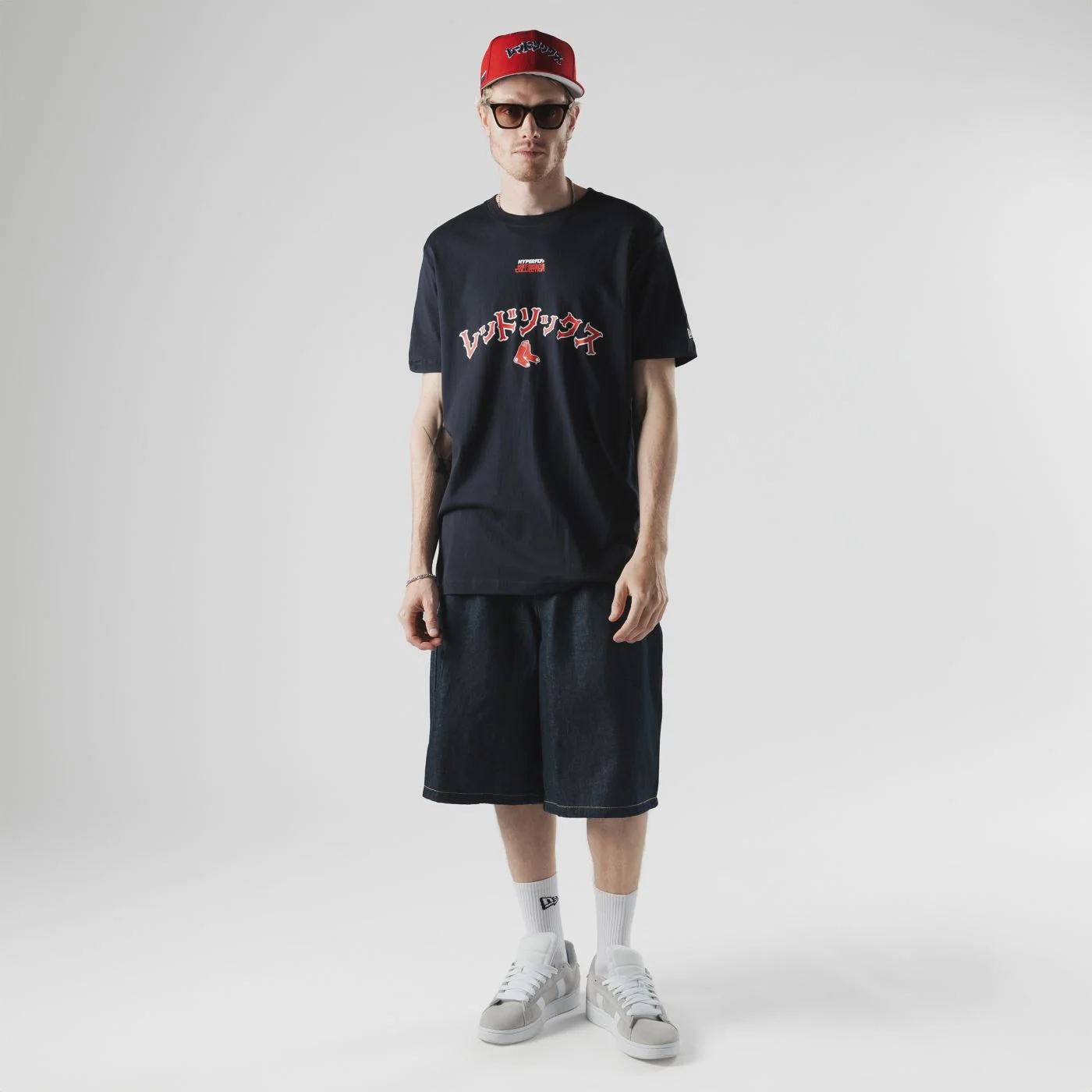 Camiseta New Era Regular Boston Red Sox MLB Hyperfly Marinho Marinho 4