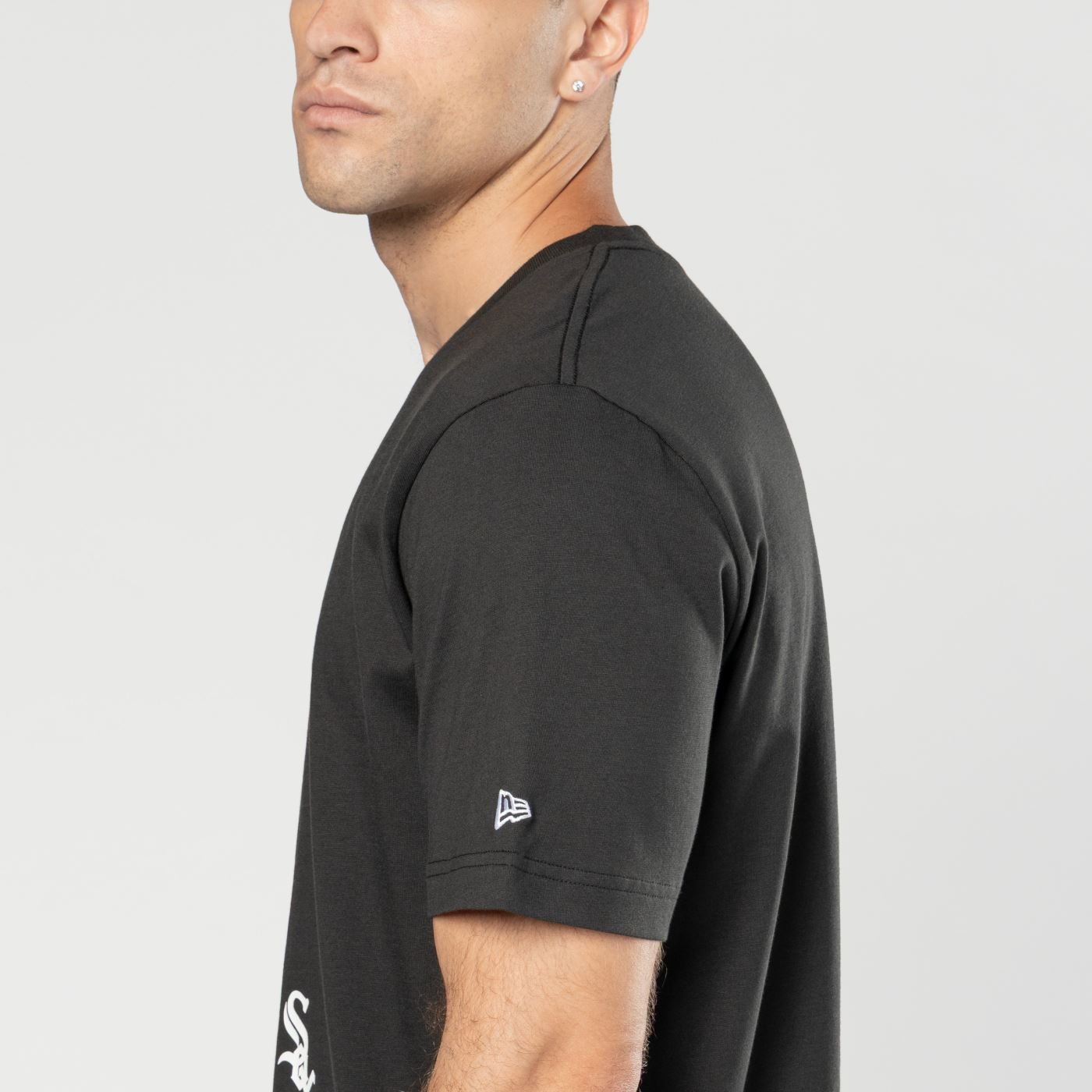 Camiseta New Era Regular Chicago White Sox MLB Hyperfly Preto Preto 8