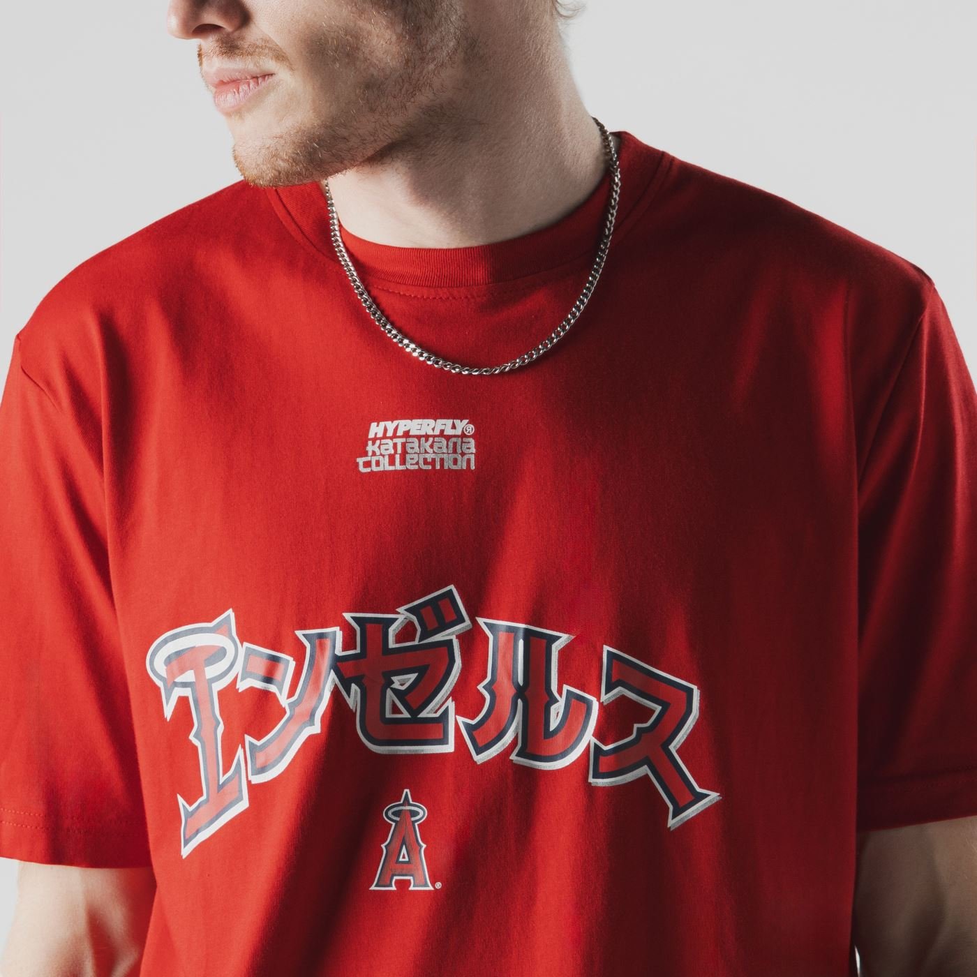 Camiseta New Era Regular Anaheim Angels MLB Hyperfly Vermelho Vermelho 3