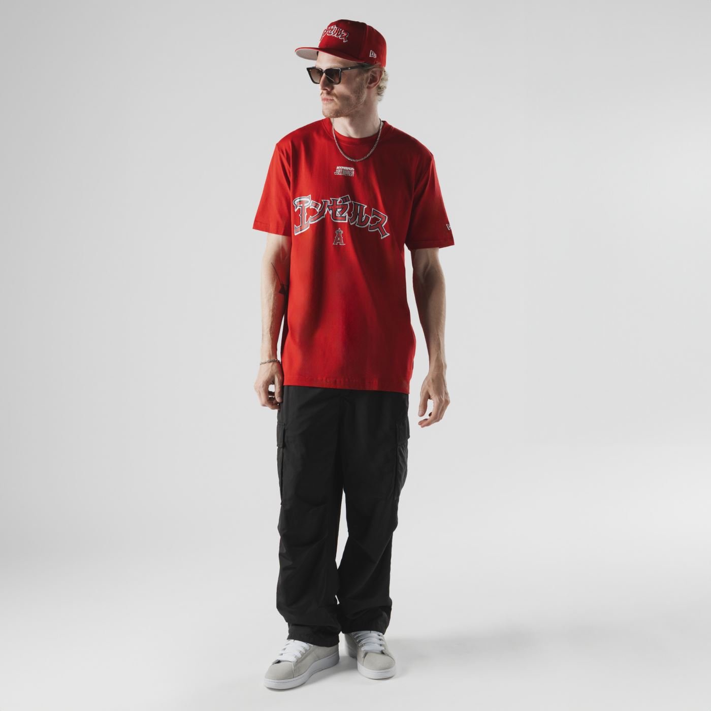 Camiseta New Era Regular Anaheim Angels MLB Hyperfly Vermelho Vermelho 4