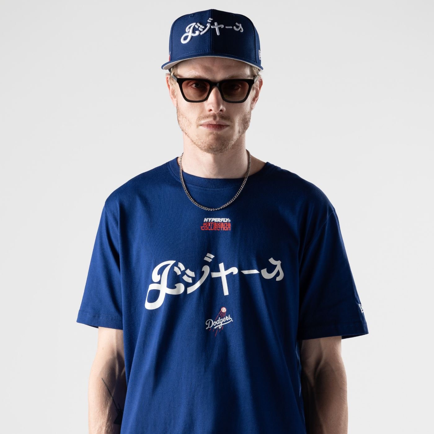 Camiseta New Era Regular Los Angeles Dodgers MLB Hyperfly Azul Azul 3