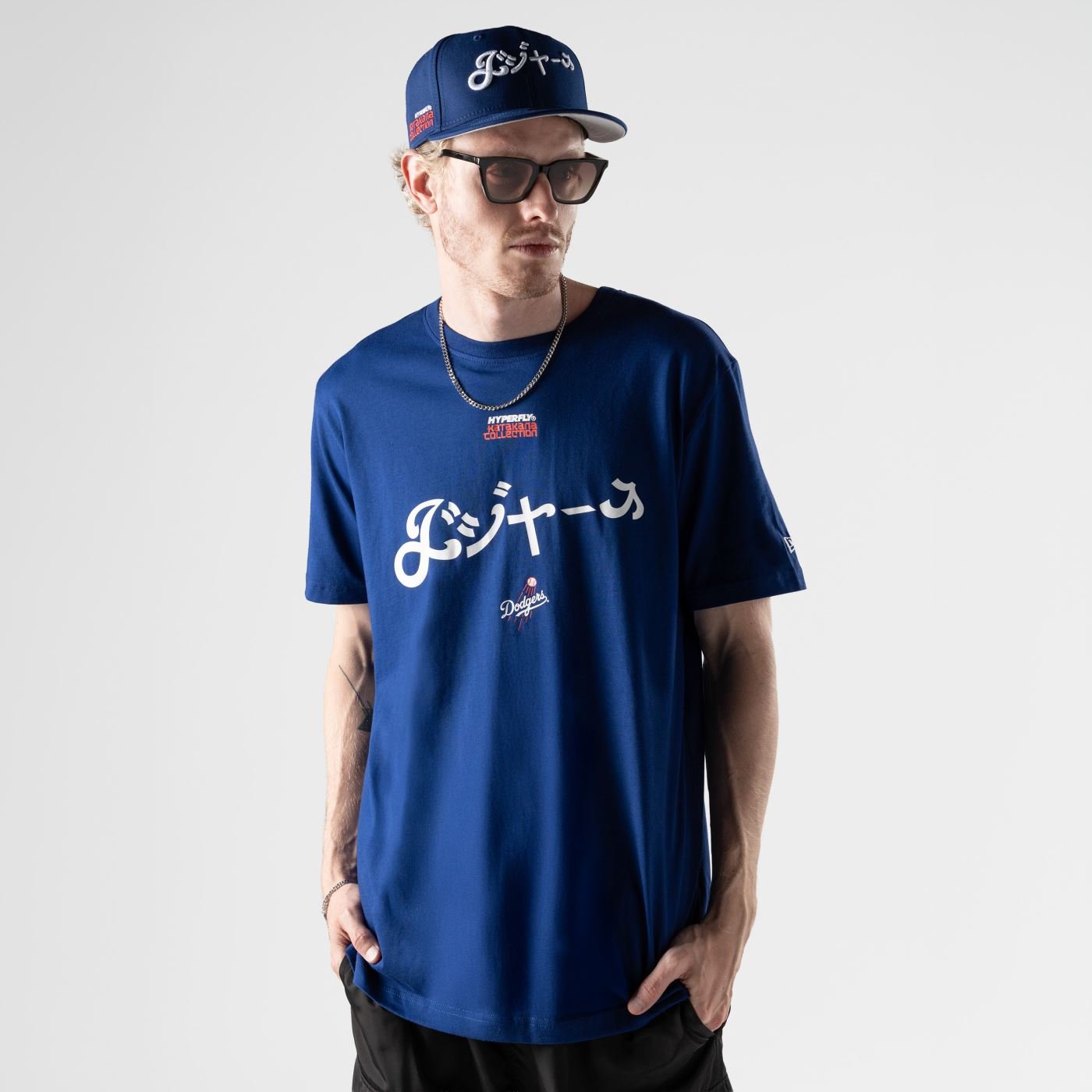 Camiseta New Era Regular Los Angeles Dodgers MLB Hyperfly Azul Azul 2