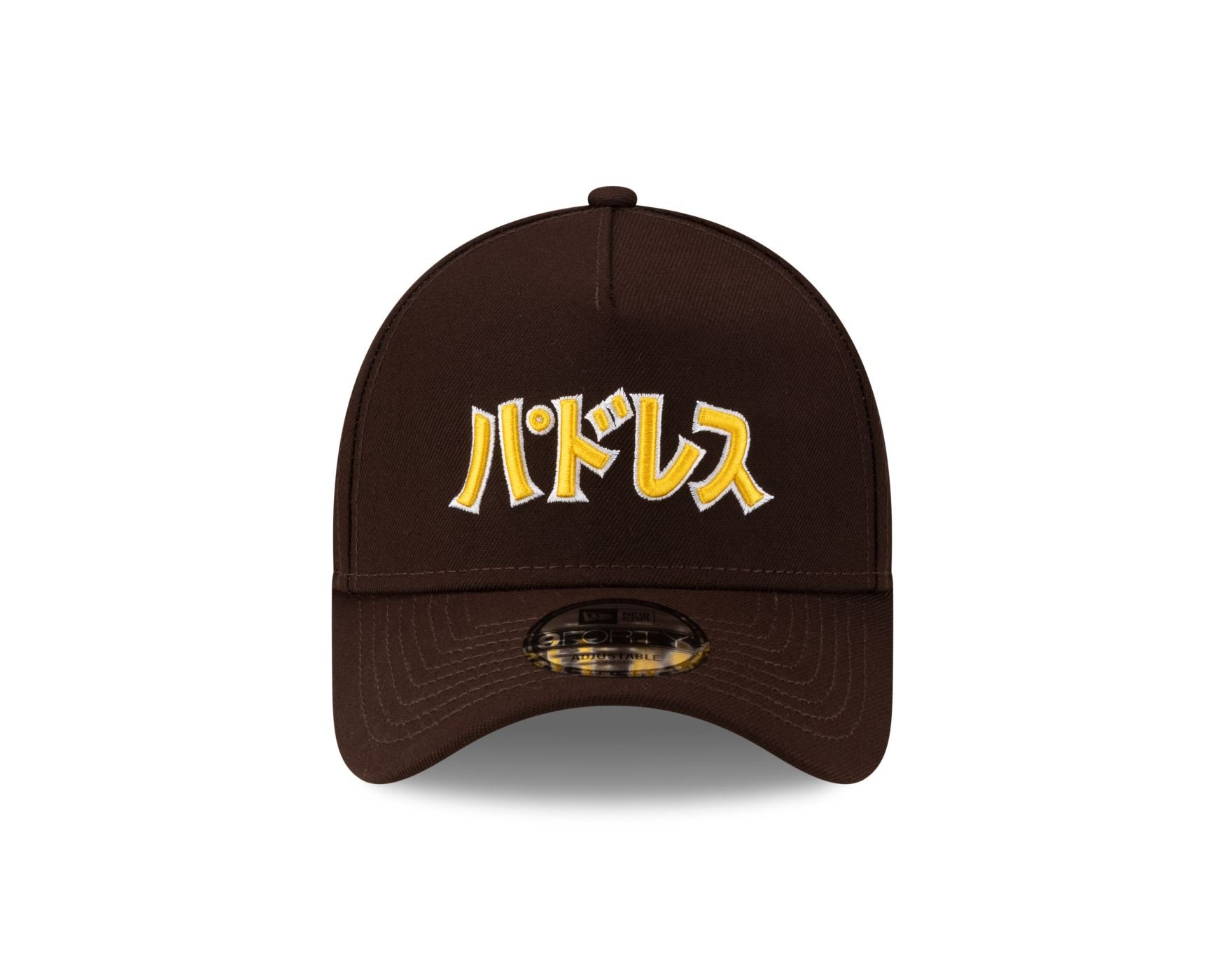 Bone New Era  9FORTY A-Frame San Diego Padres MLB Hyperfly Marrom Marrom 2