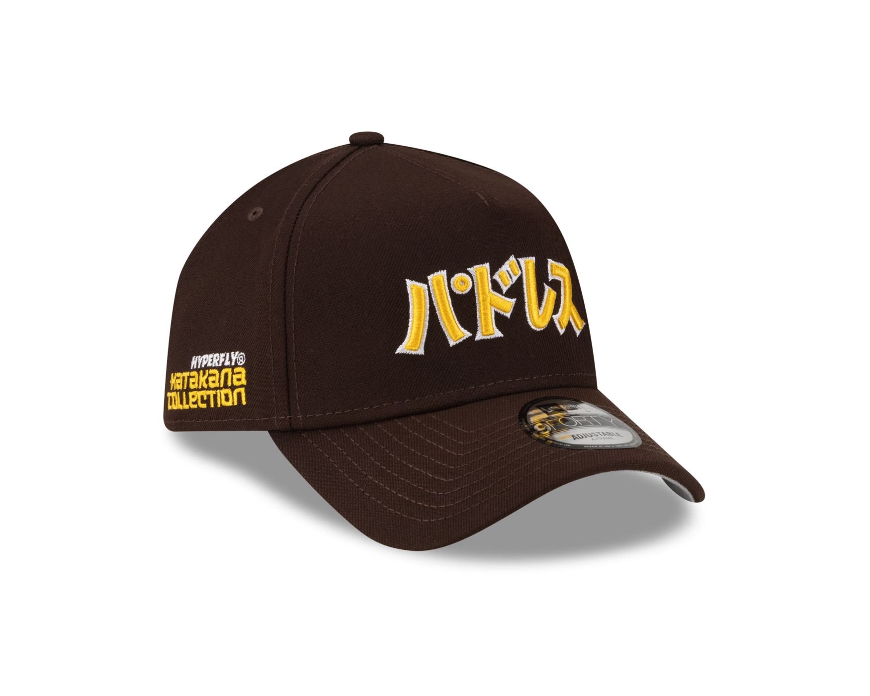 Bone New Era  9FORTY A-Frame San Diego Padres MLB Hyperfly Marrom Marrom 3